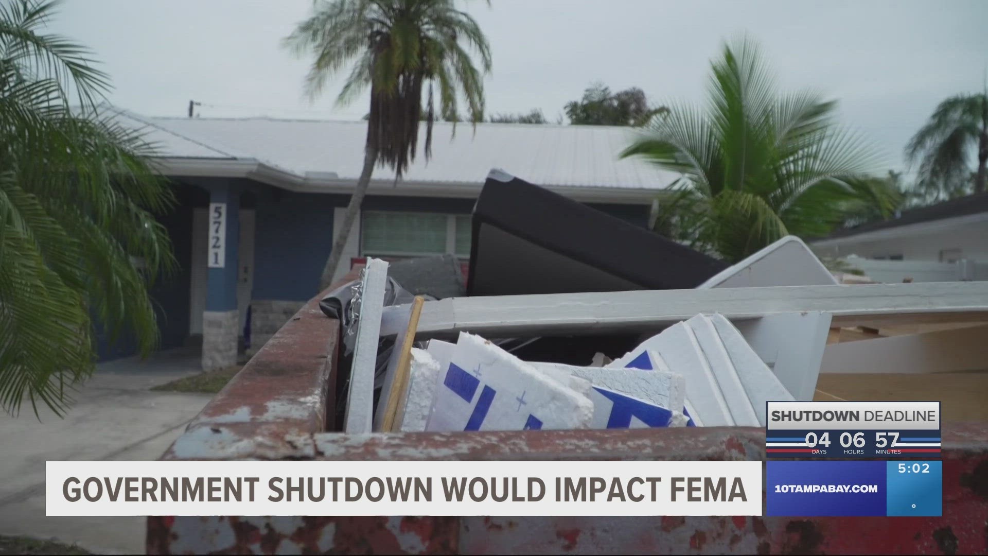Those who were impacted by Hurricane Idalia could see changes in FEMA funding they receive if the government shuts down.