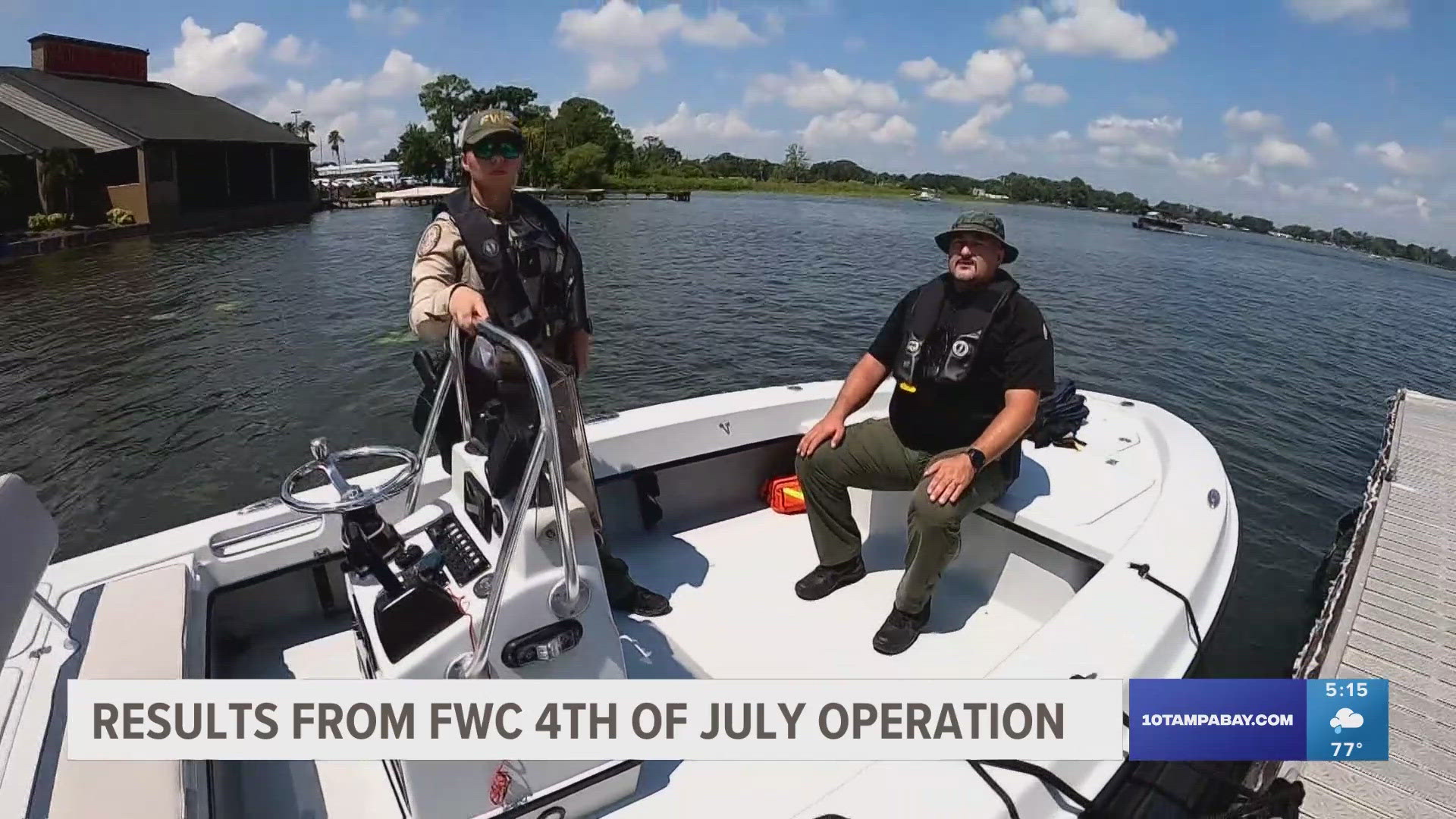 The citations were part of the FWC's operation "Dry Water" from July 4-6.