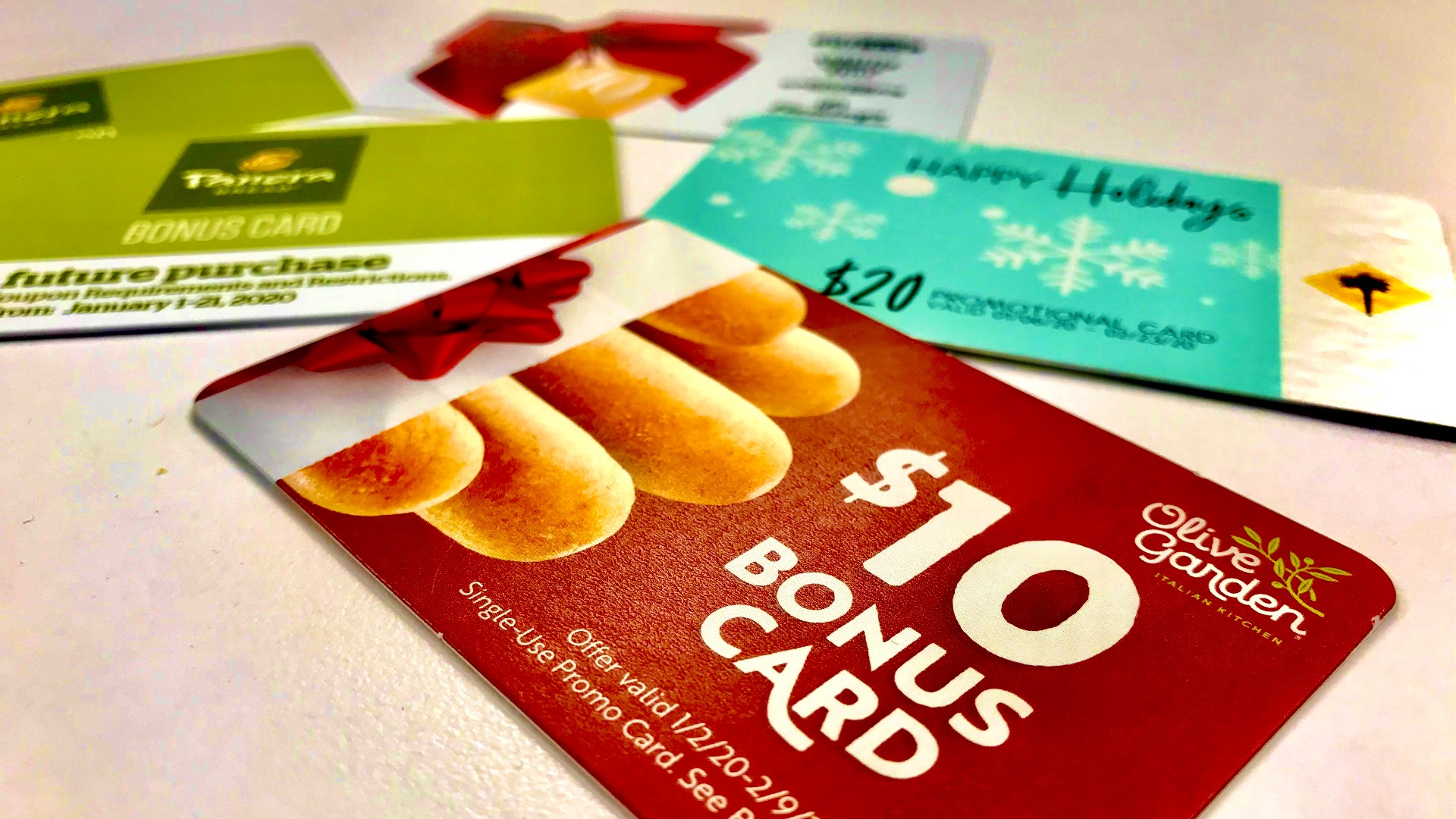 'Bonus' gift cards could soon expire!