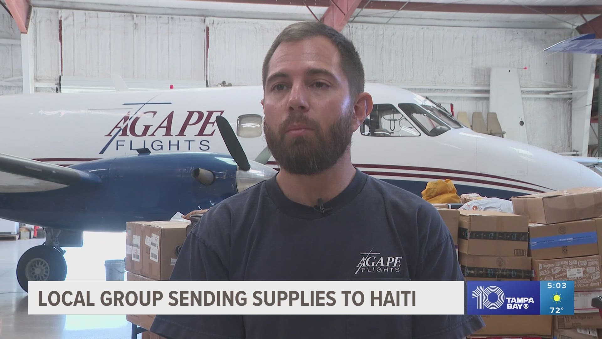 Agape Flights is focusing on delivering supplies to remote areas of Haiti.