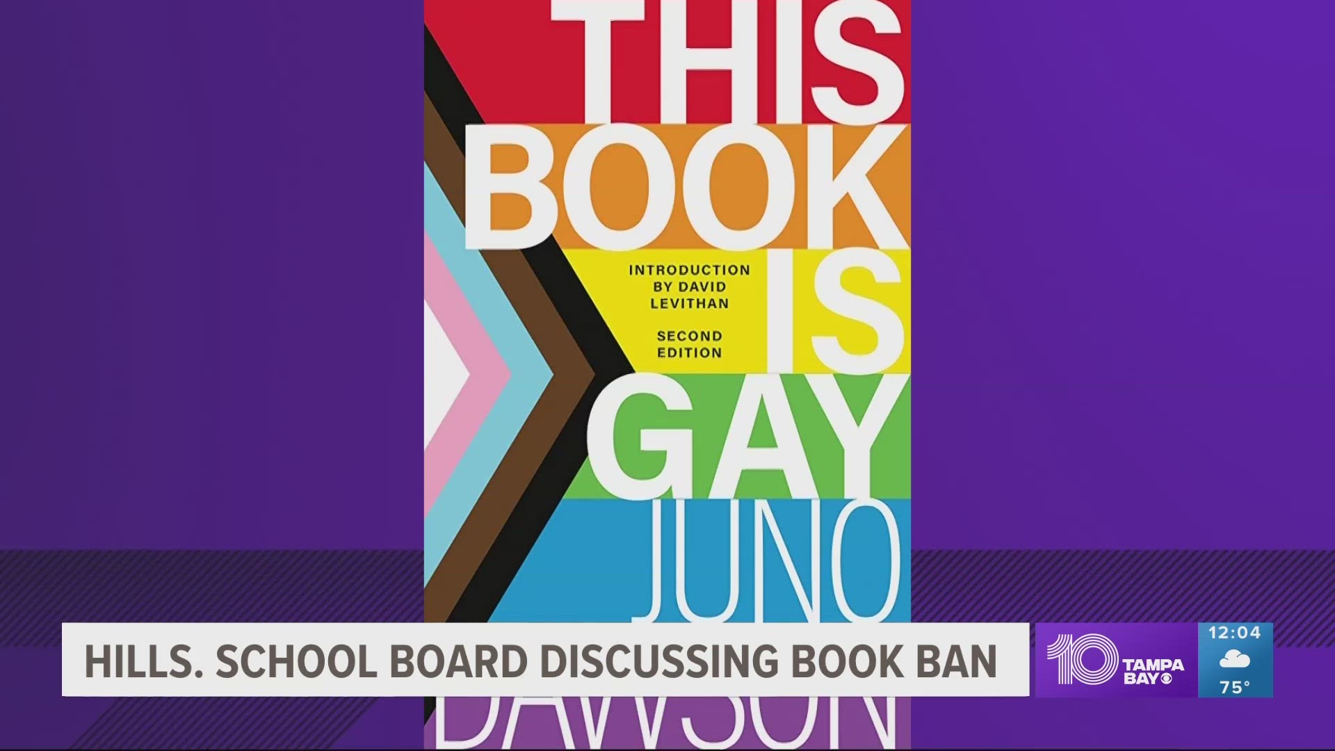 The school board held a special hearing regarding "This Book Is Gay" by Juno Dawson.