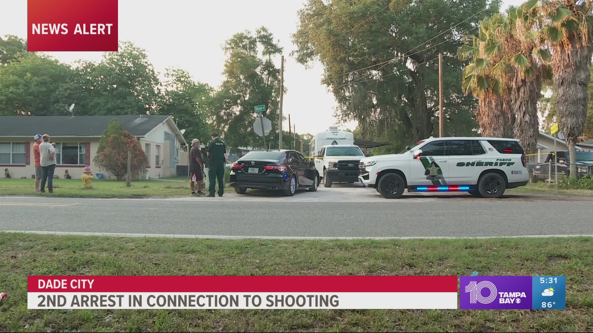 2nd arrest made in connection to Dade City shooting that left 1 dead, 2