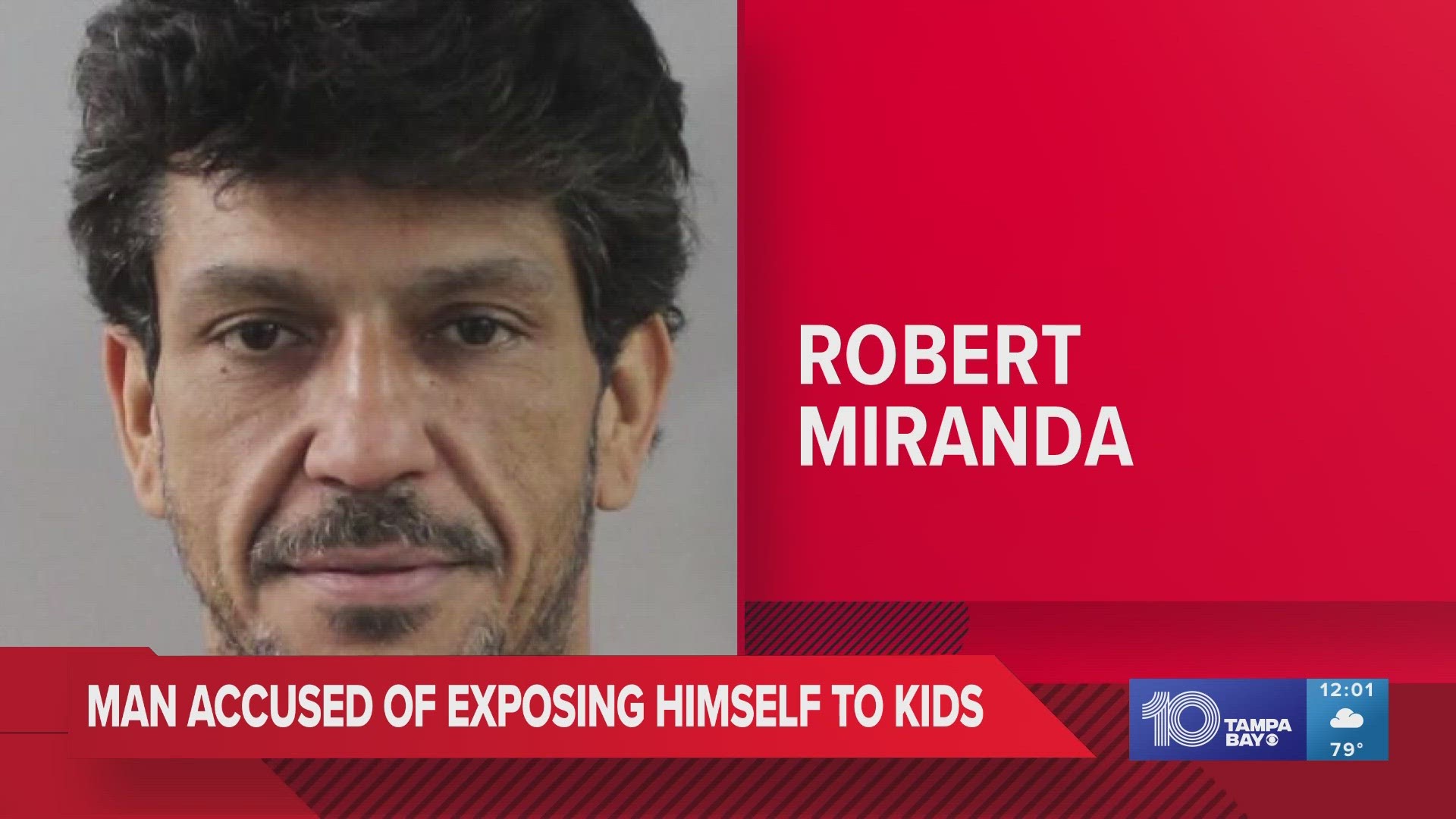 A man was arrested for exposing himself to kids in Winter Haven