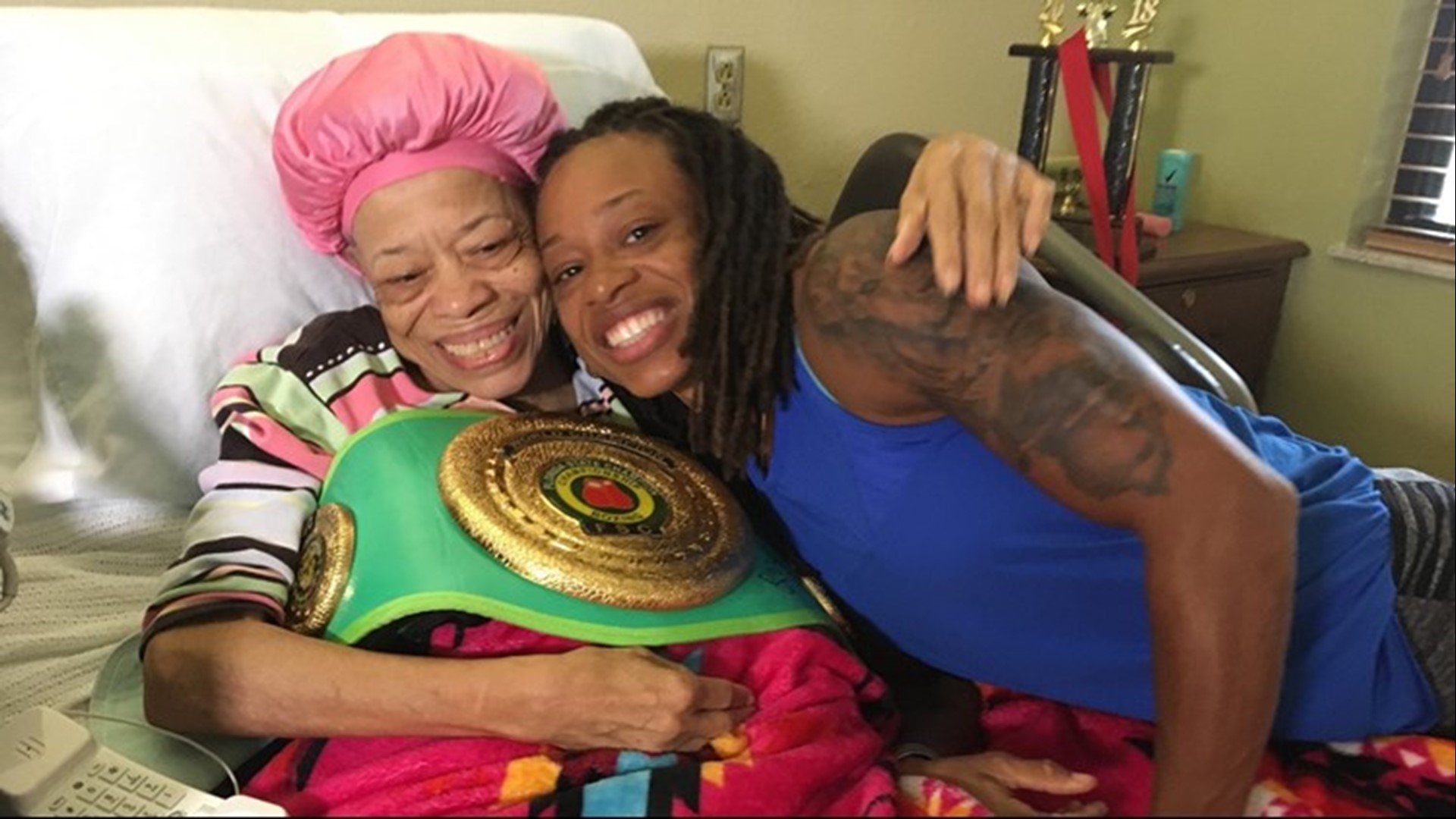 Carisse Brown is looking forward to her first professional boxing match on Sept. 12. She's dedicating the fight to her mother, Ollie, who died on Jan. 31.