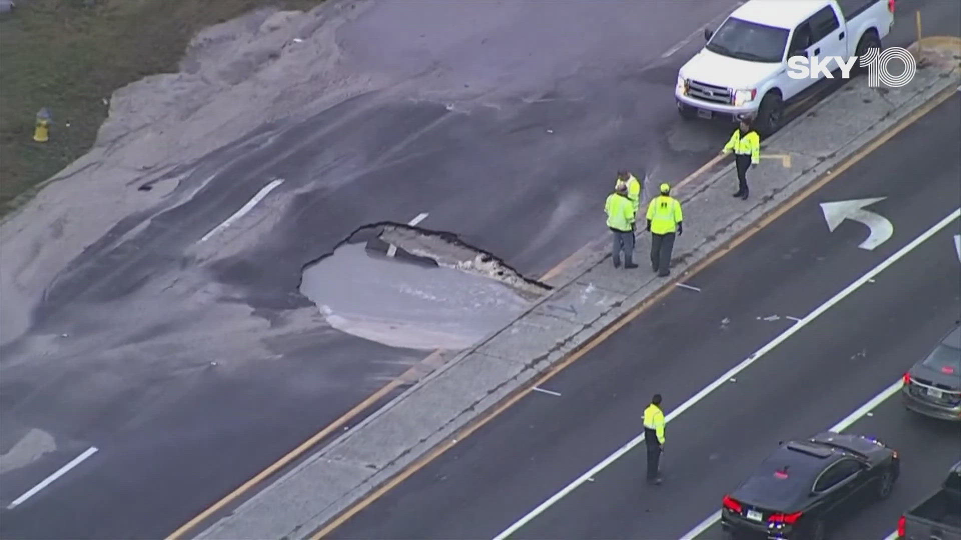 Northbound 66th Street at Tyrone Boulevard could be closed for a couple of days, according to police.