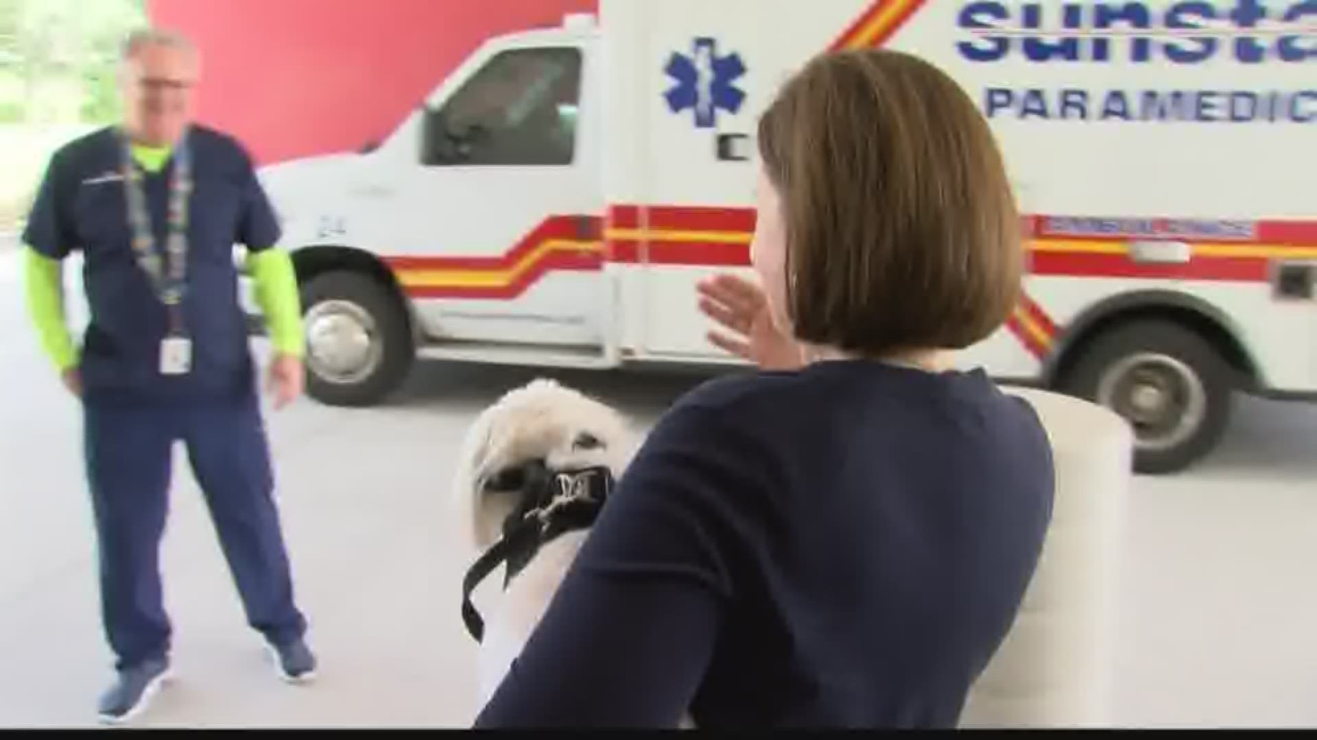 Two weeks ago, a woman and her dog were attacked by three dogs in Oldsmar. She had several bites and so did her dog Casper. She was so overwhelmed by what happened and worried about her dog that she didn't want to get treatment. So, paramedics and the nurses at the hospital decided they would go above the call of duty and made phone calls to the vet about Casper.