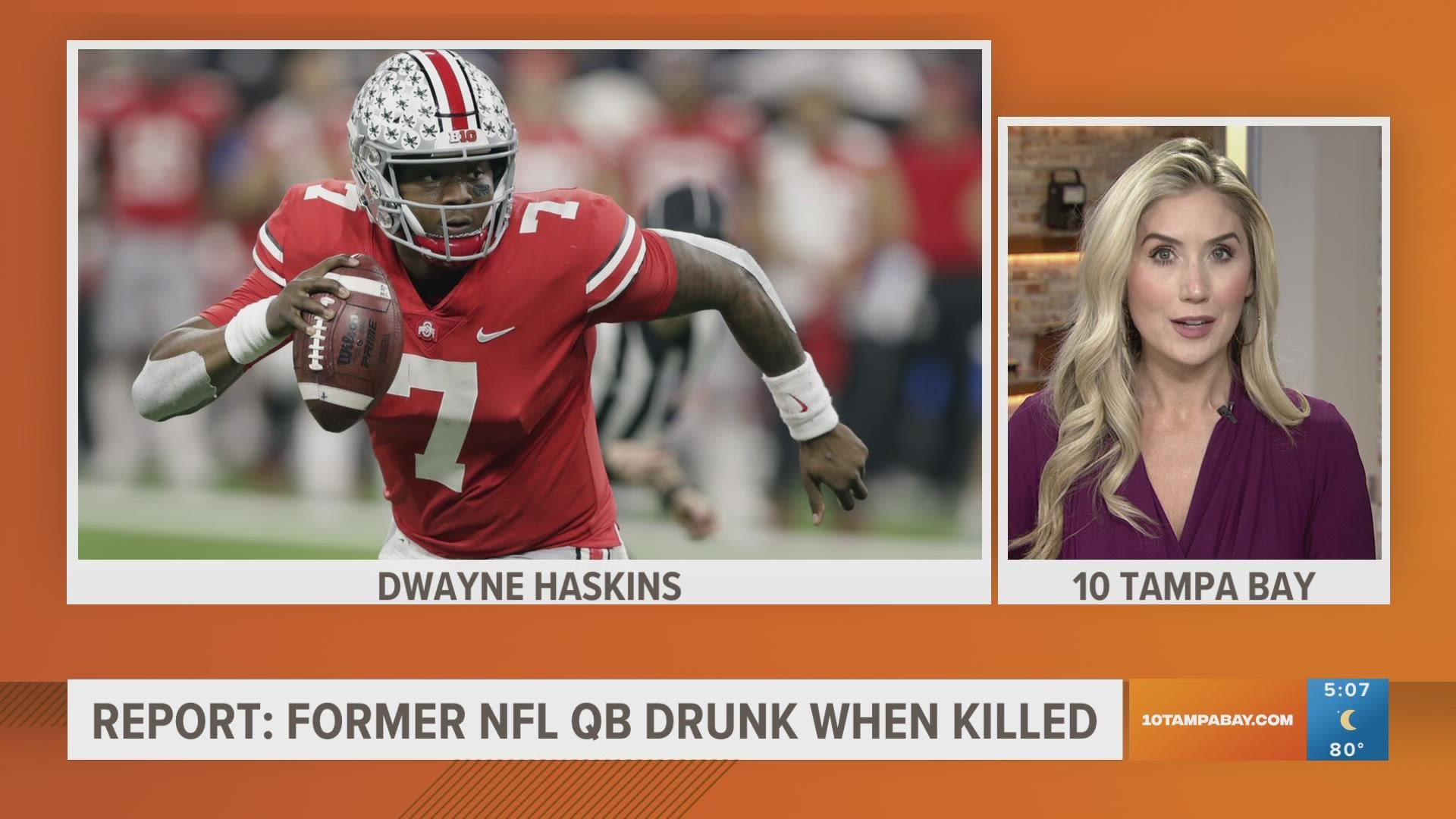 Report Dwayne Haskins was drunk when fatally struck on Florida highway