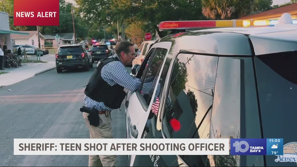 Police: Teen shot Lakeland police officer during foot chase after drive ...