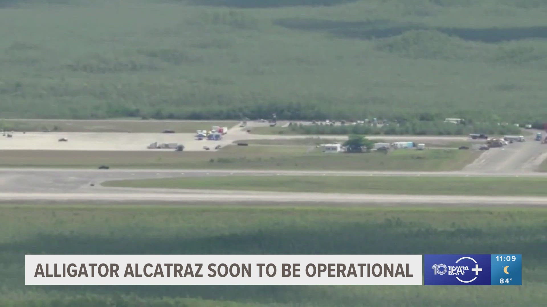 Florida officials are racing ahead with the construction of what they've dubbed “Alligator Alcatraz” to help carry out President Trump’s mass deportation agenda.