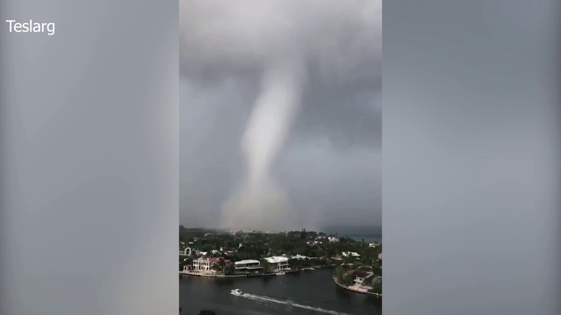 Miami Area Waterspout Comes Ashore Becomes An Ef 0 Tornado 1561