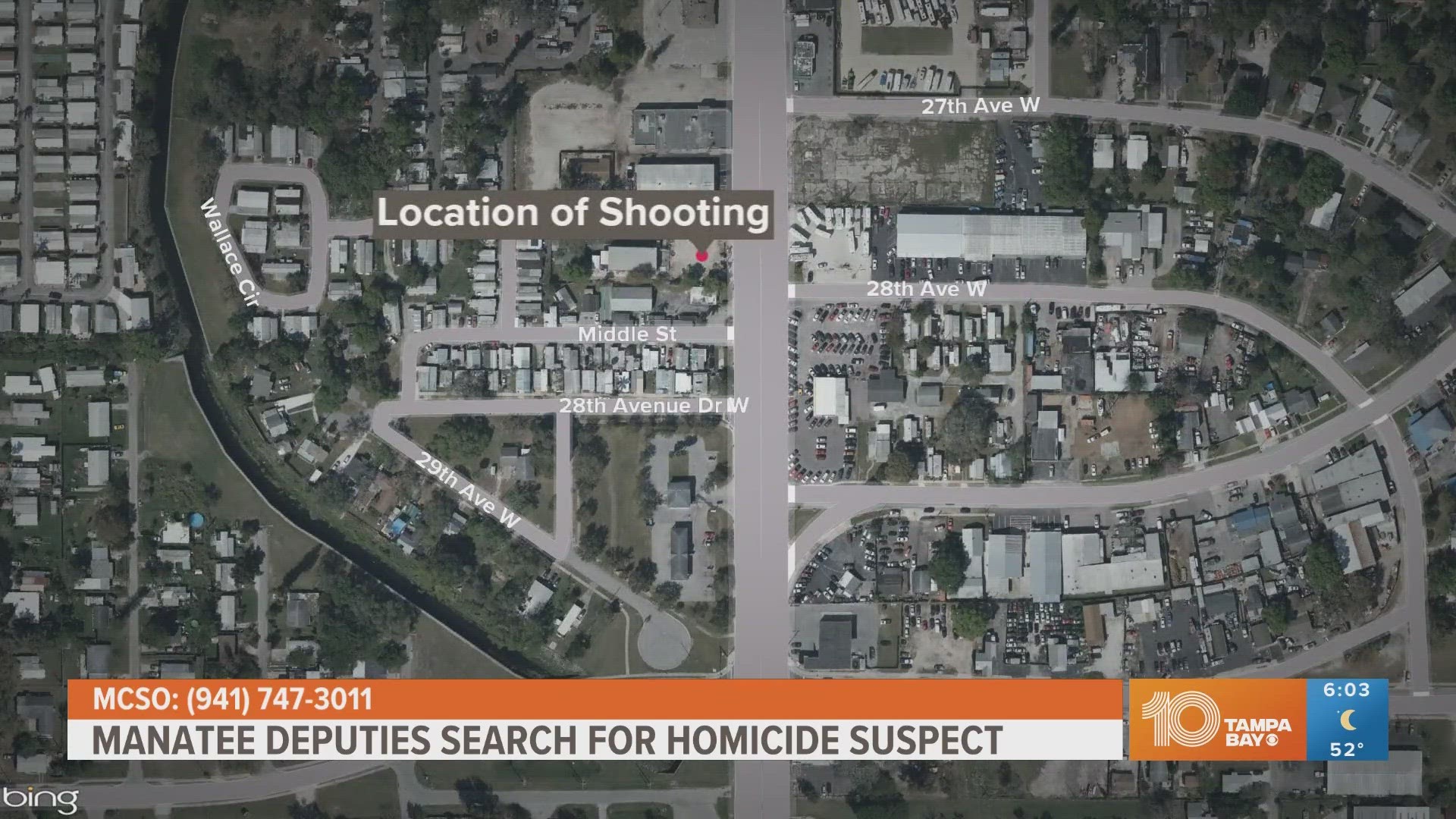 The shooting happened at a mobile home park and is believed to have been over an argument about drugs.