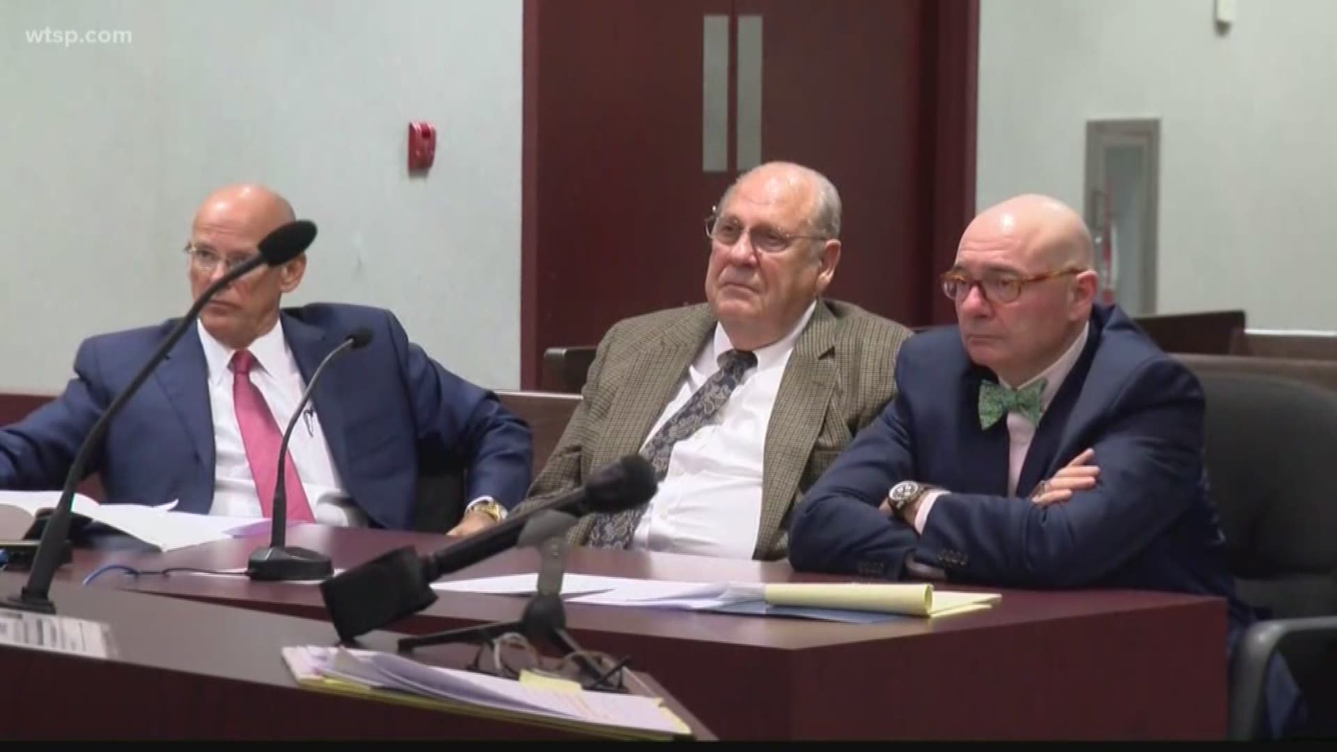 Curtis Reeves, the man of accused of shooting and killing a man inside a Pasco County movie theater, will be back in court Thursday.

Reeves, 76, is charged with murder in the January 2014 shooting death of Chad Oulson. His defense team unsuccessfully argued in August 2018 that the case should be dismissed based on Florida's "stand your ground" law.

Reeves has been free on $150,000 bail since July 2014 and his trial has been placed on hold indefinitely. He's been wearing a GPS ankle monitor and is required to stay at his Hernando County home except for court hearings, visits to his lawyer's office, doctor's appointments and trips to the grocery store.

Reeves is now asking a judge to allow him to move freely through Hillsborough, Pasco and Hernando counties. The former Tampa police captain also petitioned the court to let him remove his ankle monitor.

His attorneys filed the motion, to be discussed in court today, because they say he isn't a "flight risk" or a danger to the community.

Reeves has also asked the court to authorize the transfer of possession and control of his firearms to his son, a law enforcement officer. Reeves said he's currently paying a monthly service fee to store the weapons, which has totaled nearly $5,000.