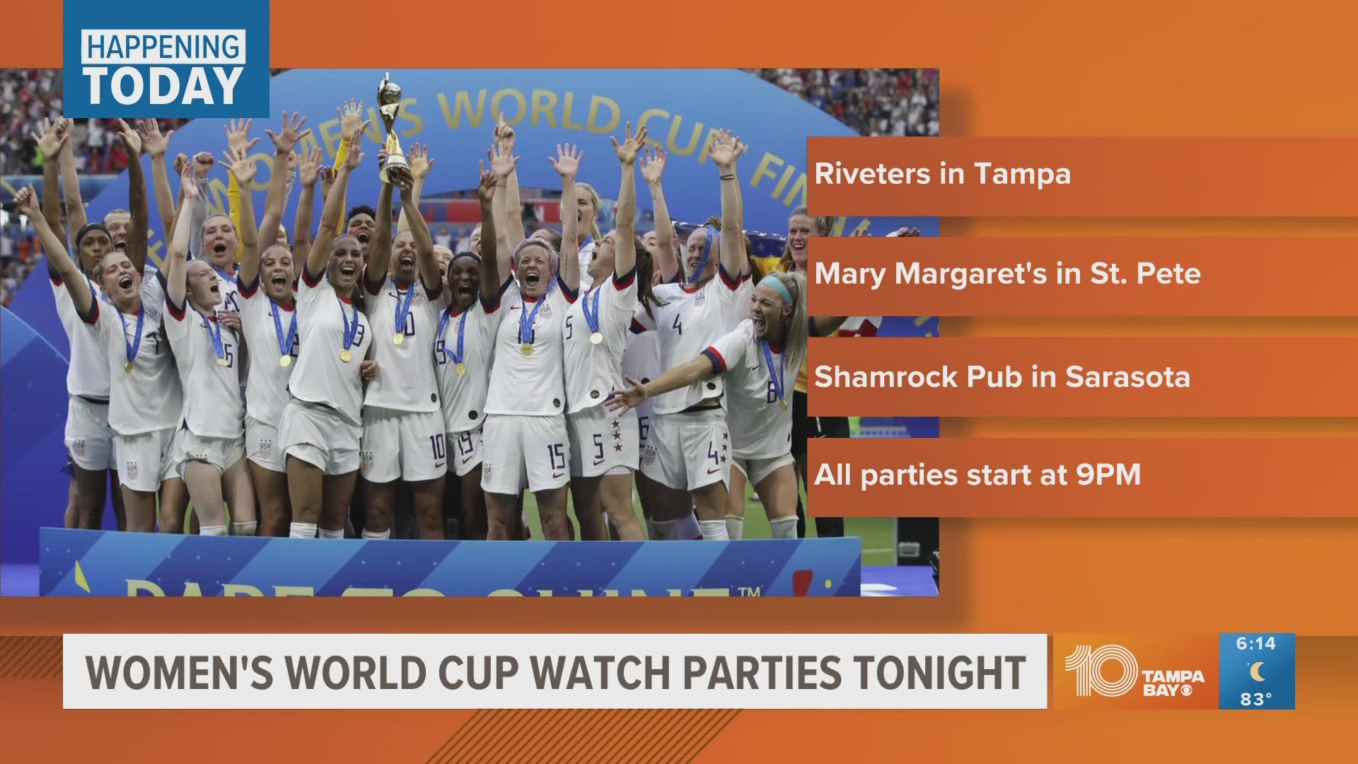 Where to watch Womens World Cup games in Tampa, St