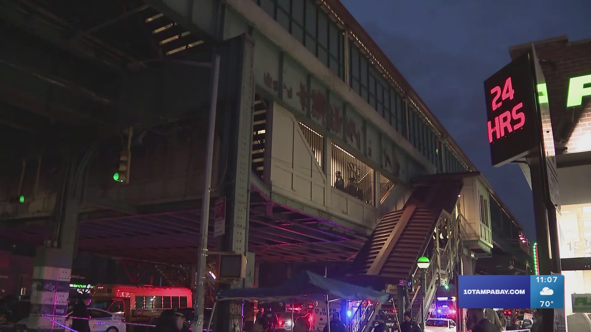 The shooting occurred at a station in the Bronx.