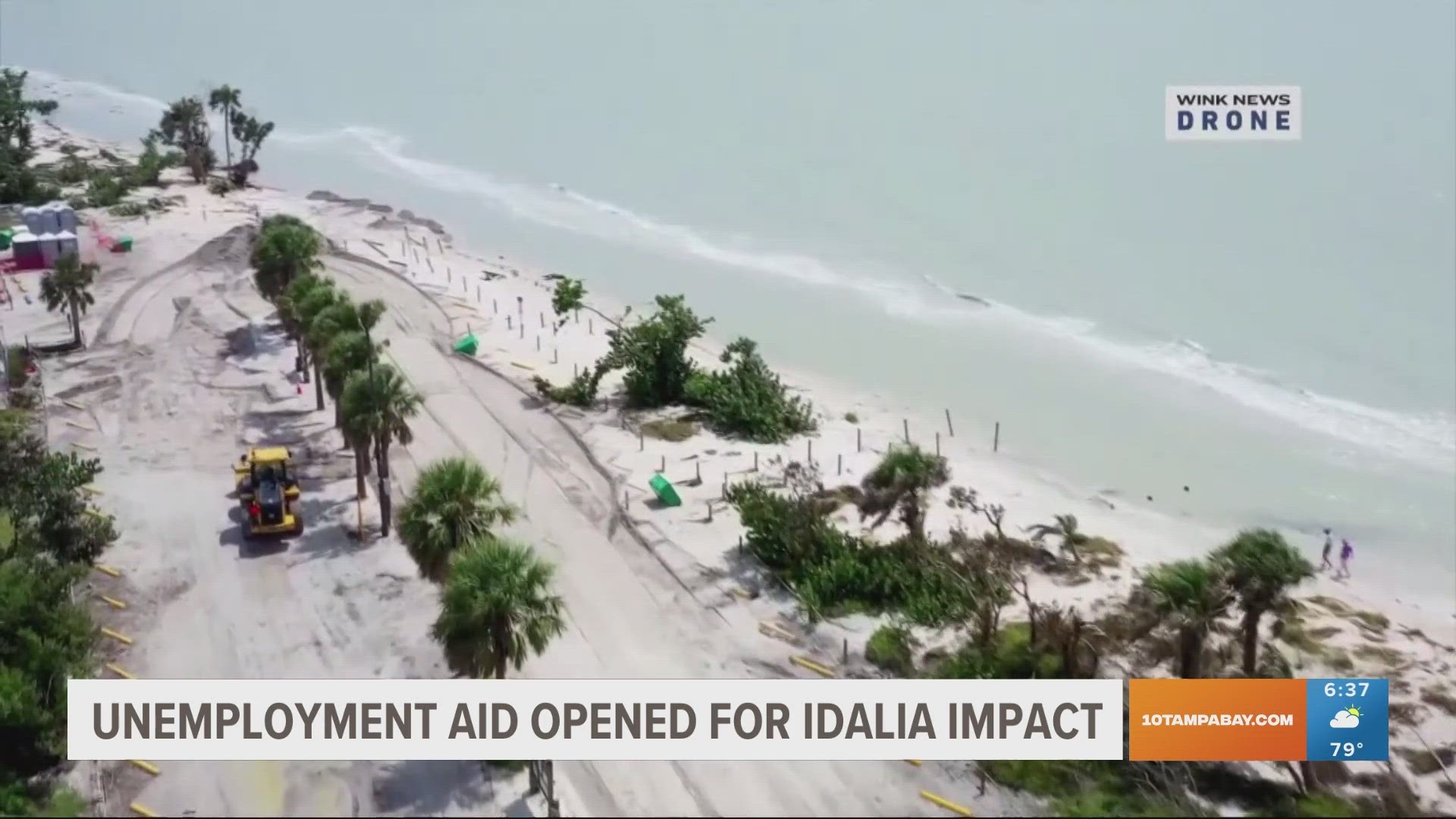 Residents of counties impacted the most by Hurricane Idalia can apply for unemployment aid under a special program.