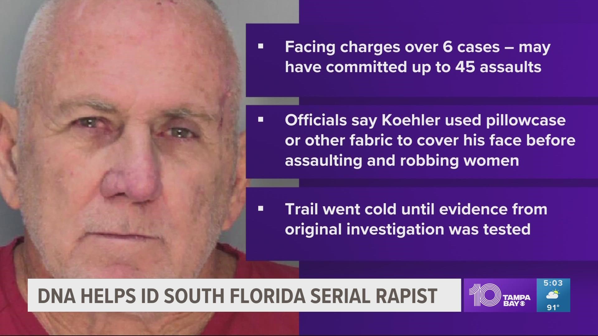 Authorities say he may have committed 40 to 45 rapes, terrifying victims by breaking into their homes at night.