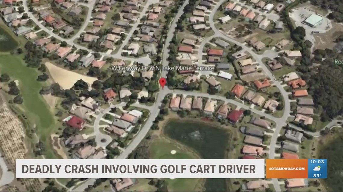 Man dead after golf cart crash in Citrus County | wtsp.com