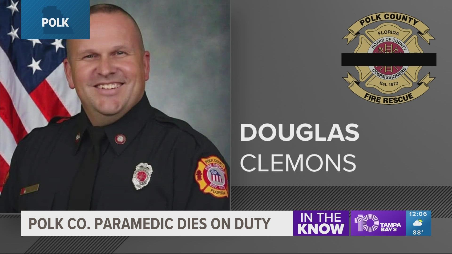 Douglas Clemons served in the fire rescue for 27 years.