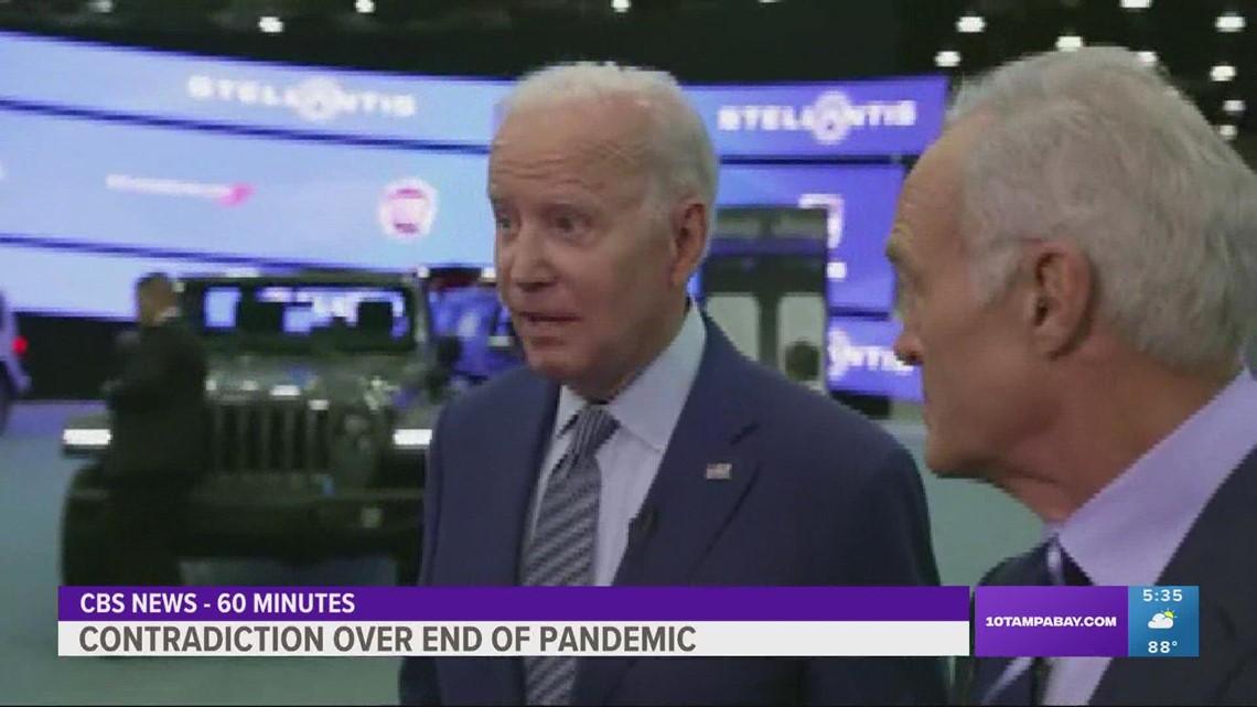 Biden in 60 Minutes interview: COVID-19 pandemic is 'over'