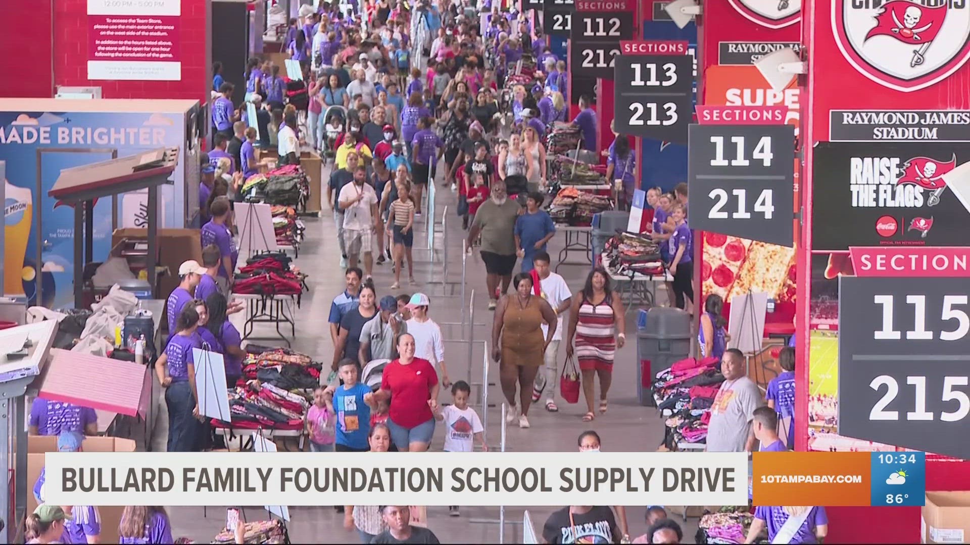 The Bullard Family Foundation will be hosting its annual back-to-school bash on July 29th. They will give 30,000 and provide medical services to kids for free.