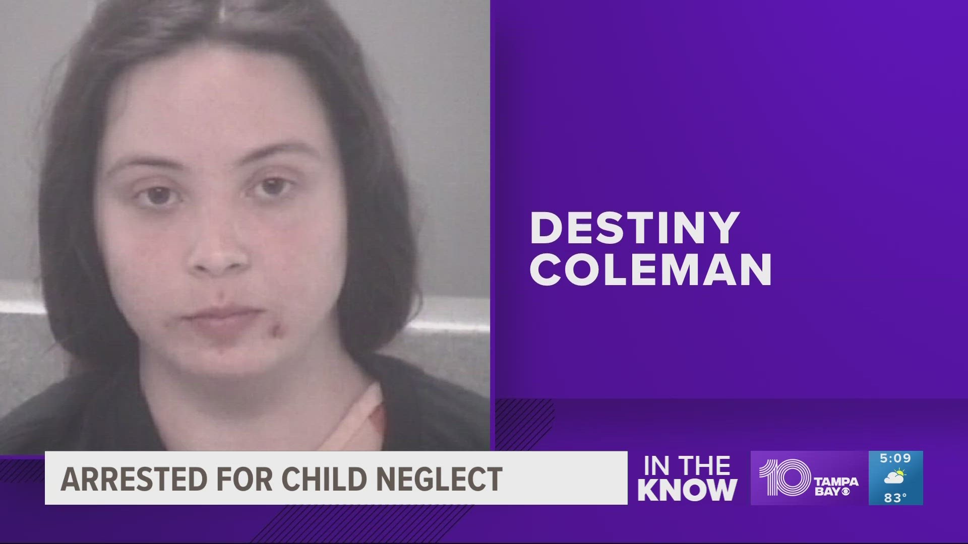 The child's mother and another woman left to care for the baby were arrested for child neglect.