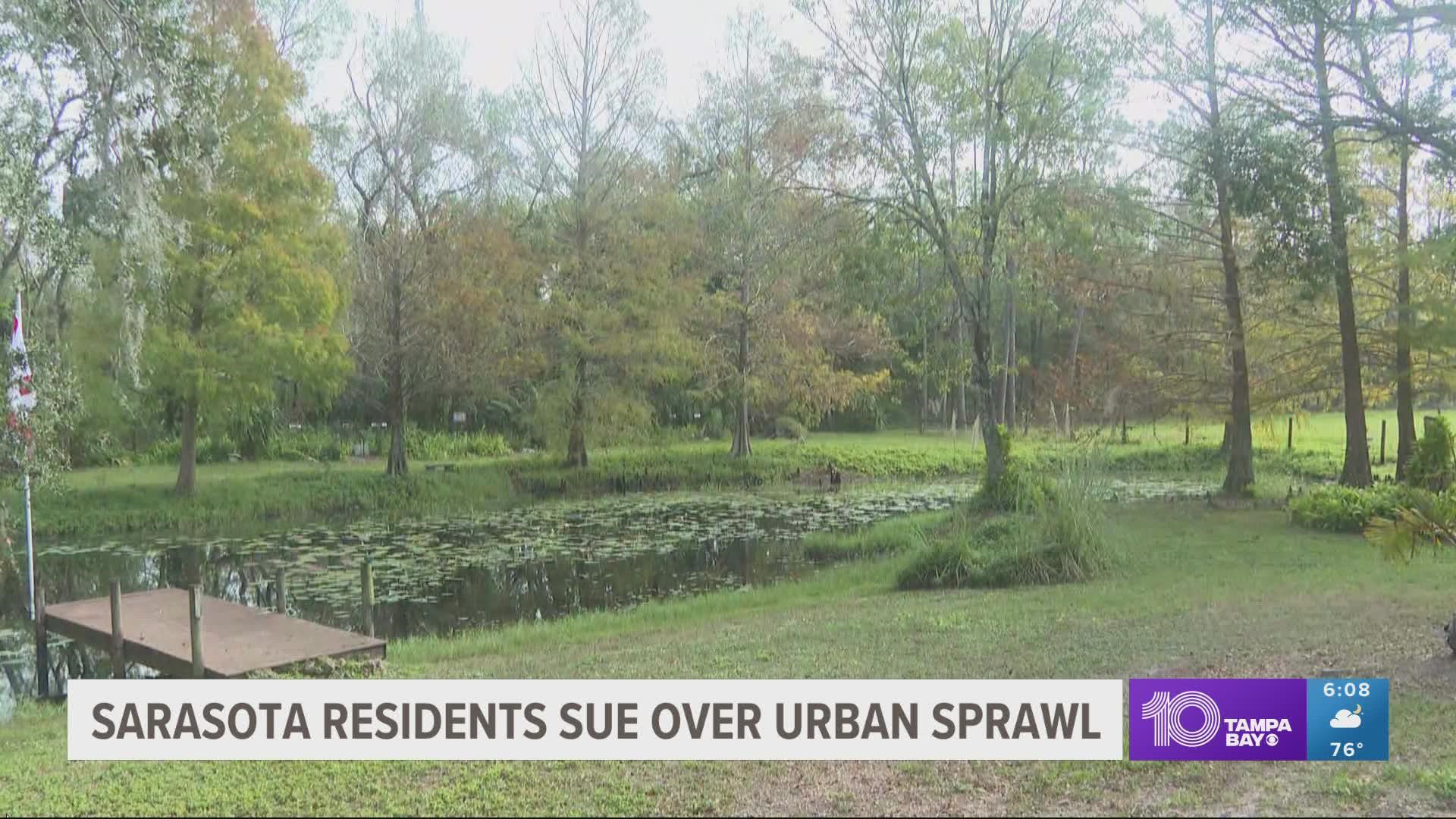 The area in question covers about 4,100 acres in northeast Sarasota County located near the Sarasota-Manatee County line.