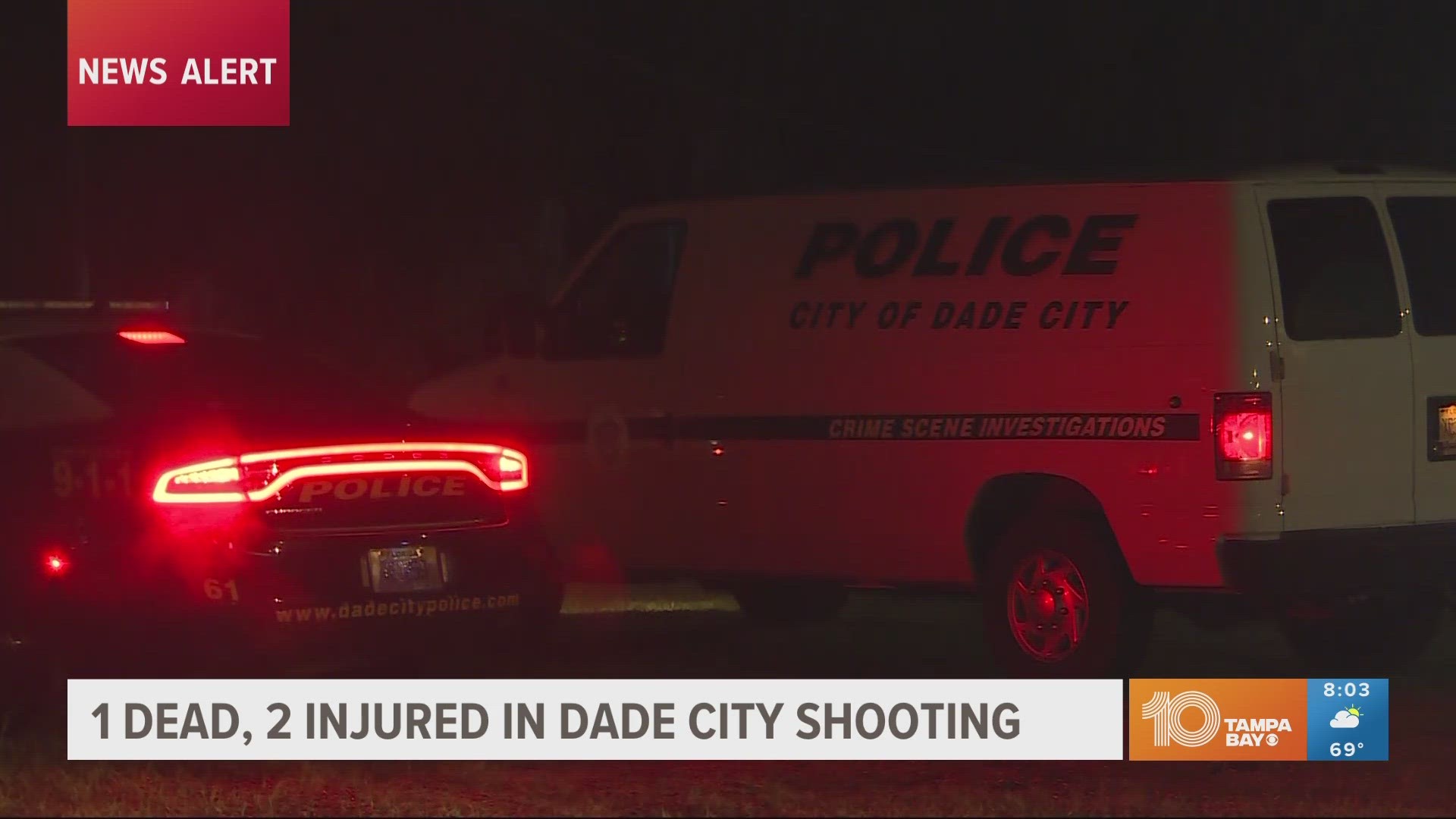 Law enforcement says they arrived at Watson Park on 19th Street after receiving a report of a large disturbance with shots fired into a crowd.