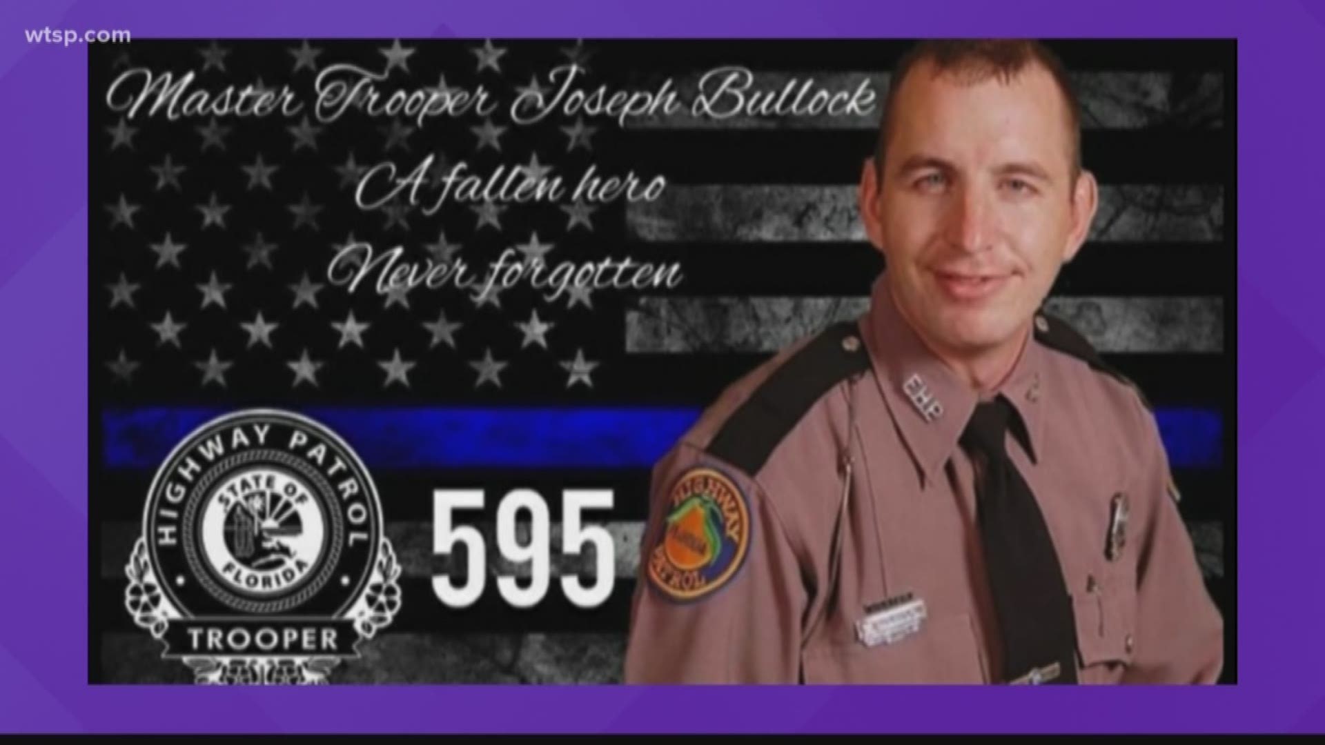 Trooper Joseph Bullock was killed last week in the line of duty.