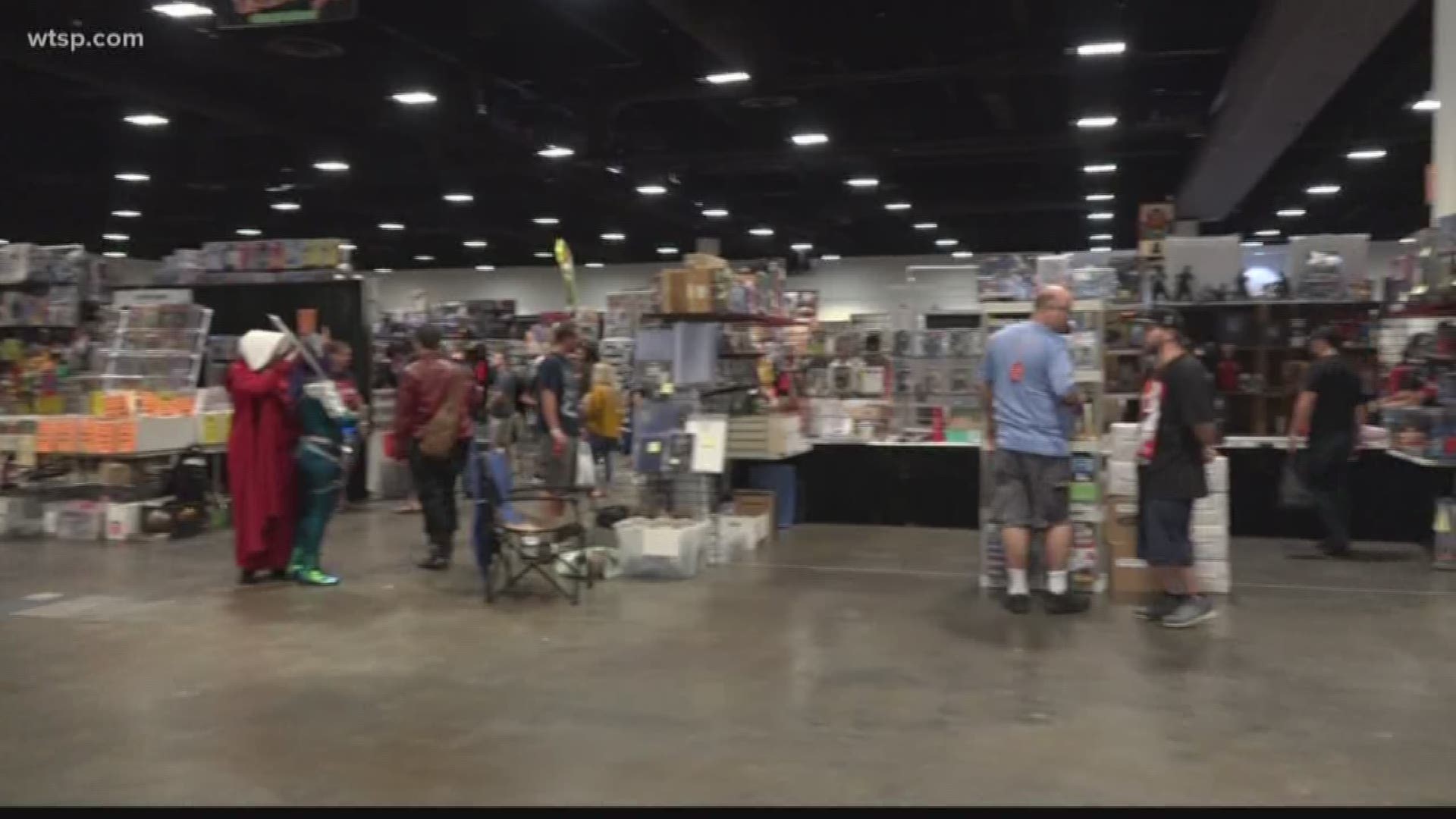 The annual convention has stars from "The Office" and the "Harry Potter" films along with the original voices of Skeletor and Big Bird. The nerd fest at the Tampa Convention Center is expected to draw some 50,000 people.