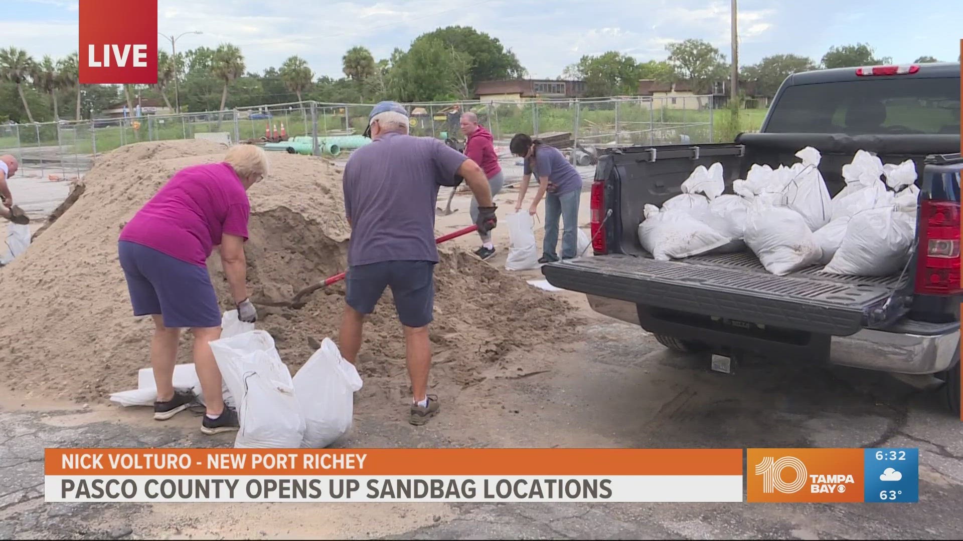 Pasco County Opens Sandbag Locations Ahead Of Severe Weather | Wtsp.com