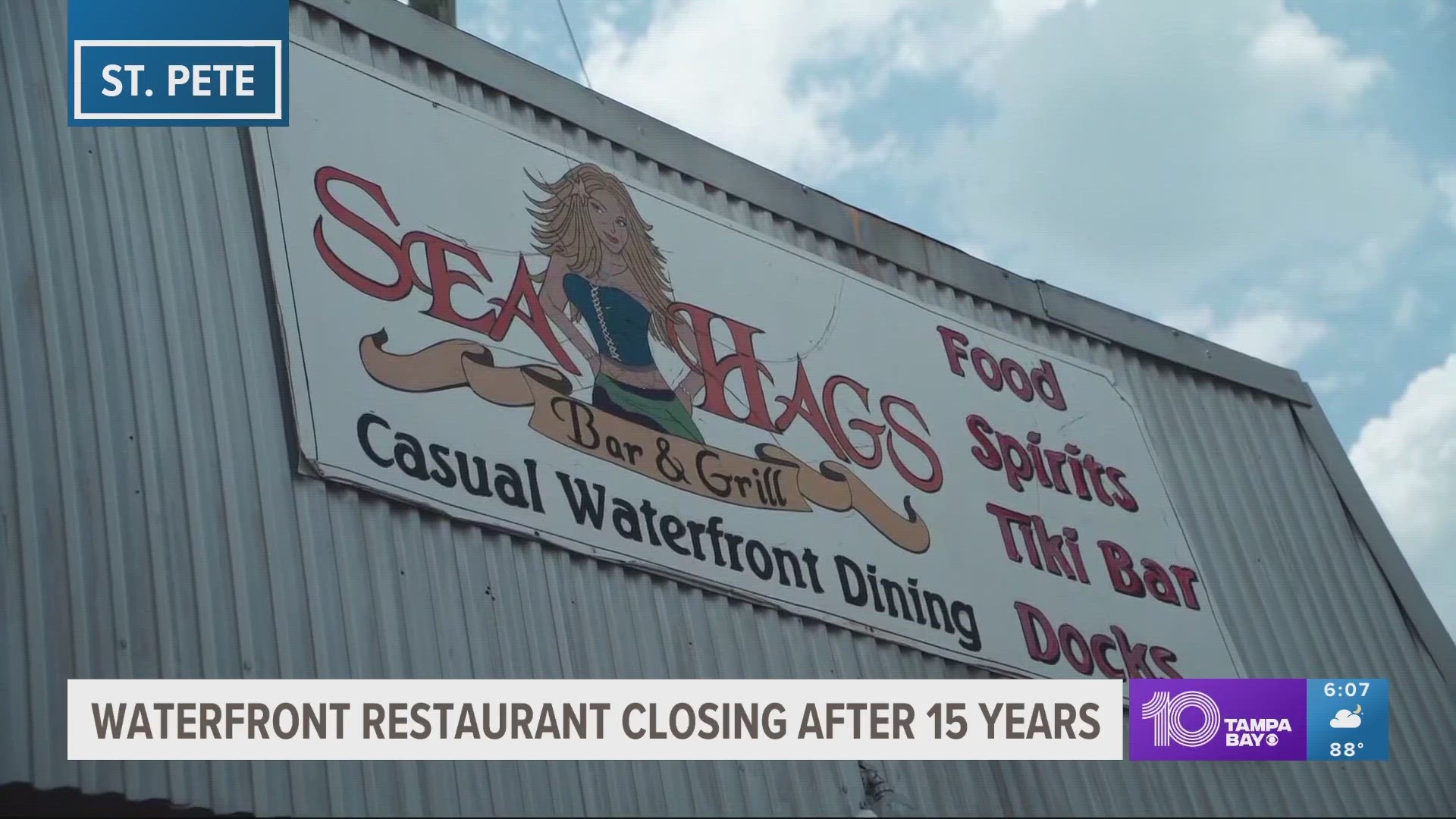 "It's been a great 15 years, and we want to thank you for making us a part of visits to St. Pete Beach," the restaurant wrote.