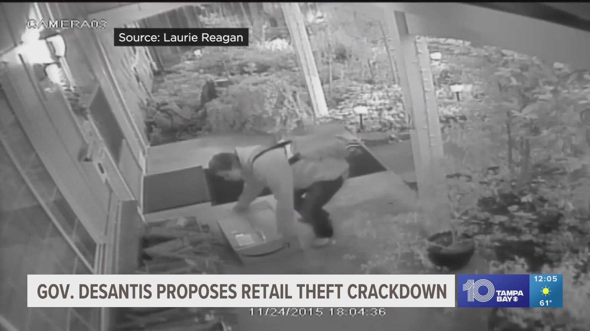 The legislation drops the value needed to charge criminals who steal delivered packages with felonies.