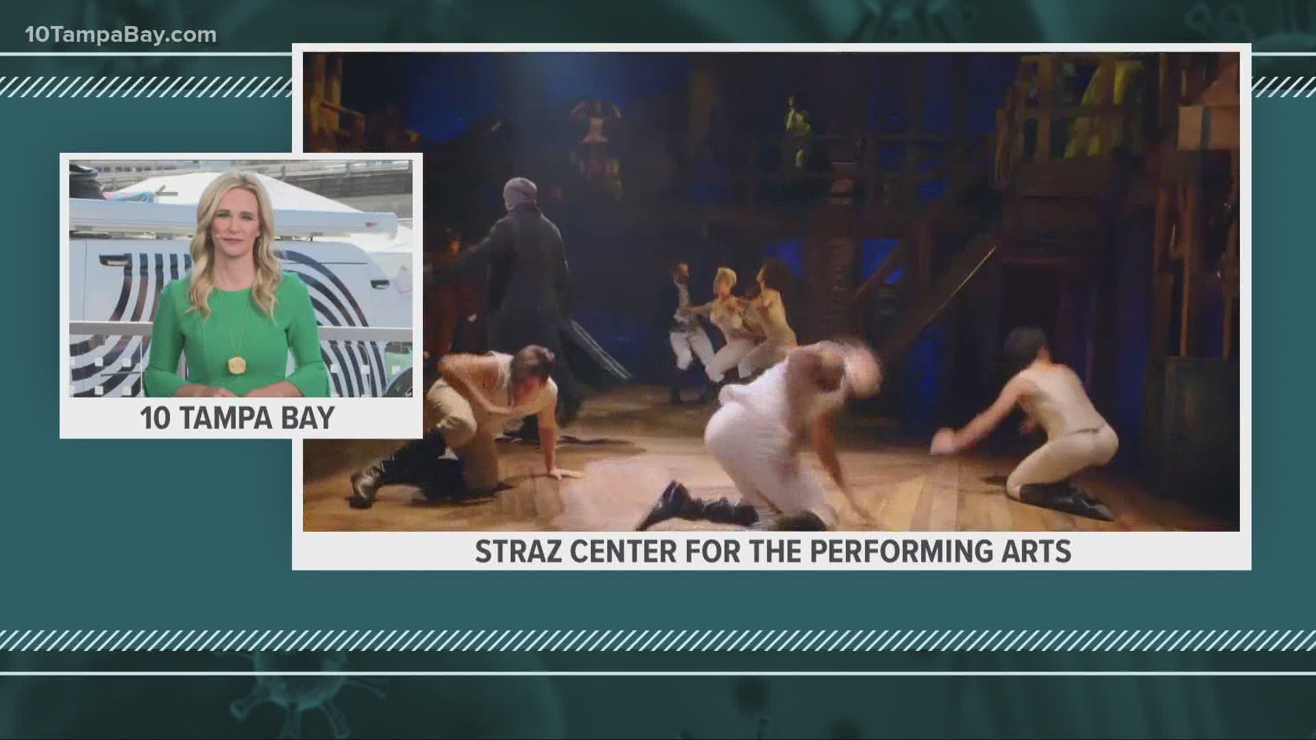 The shows scheduled for June 1-27 at the Straz Center for the Performing Arts have been rescheduled over concerns of COVID-19.
