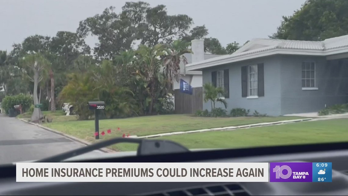 Expert says homeowner insurance premiums may increase another 40% in Florida