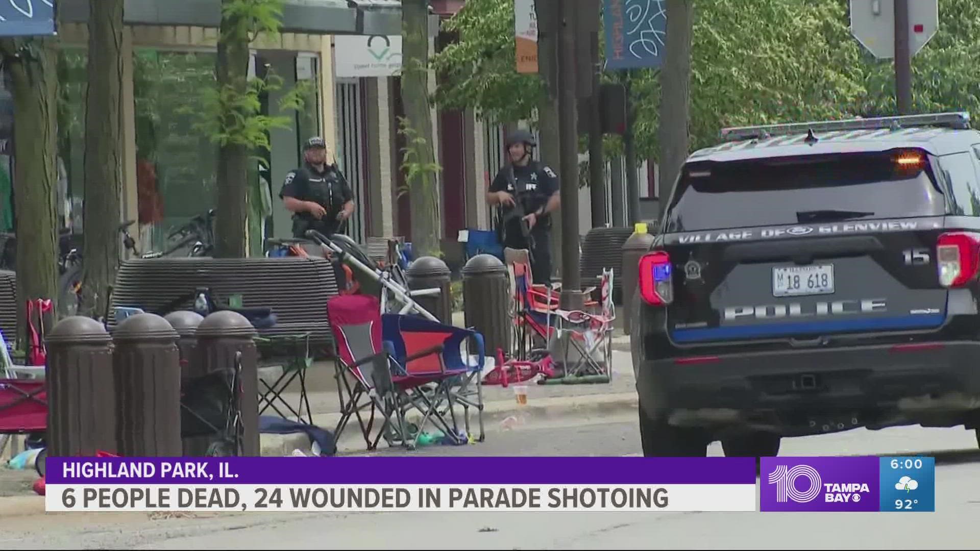 Authorities have identified a "person of interest" in the deadly shooting at a Fourth of July parade in Highland Park, Illinois.