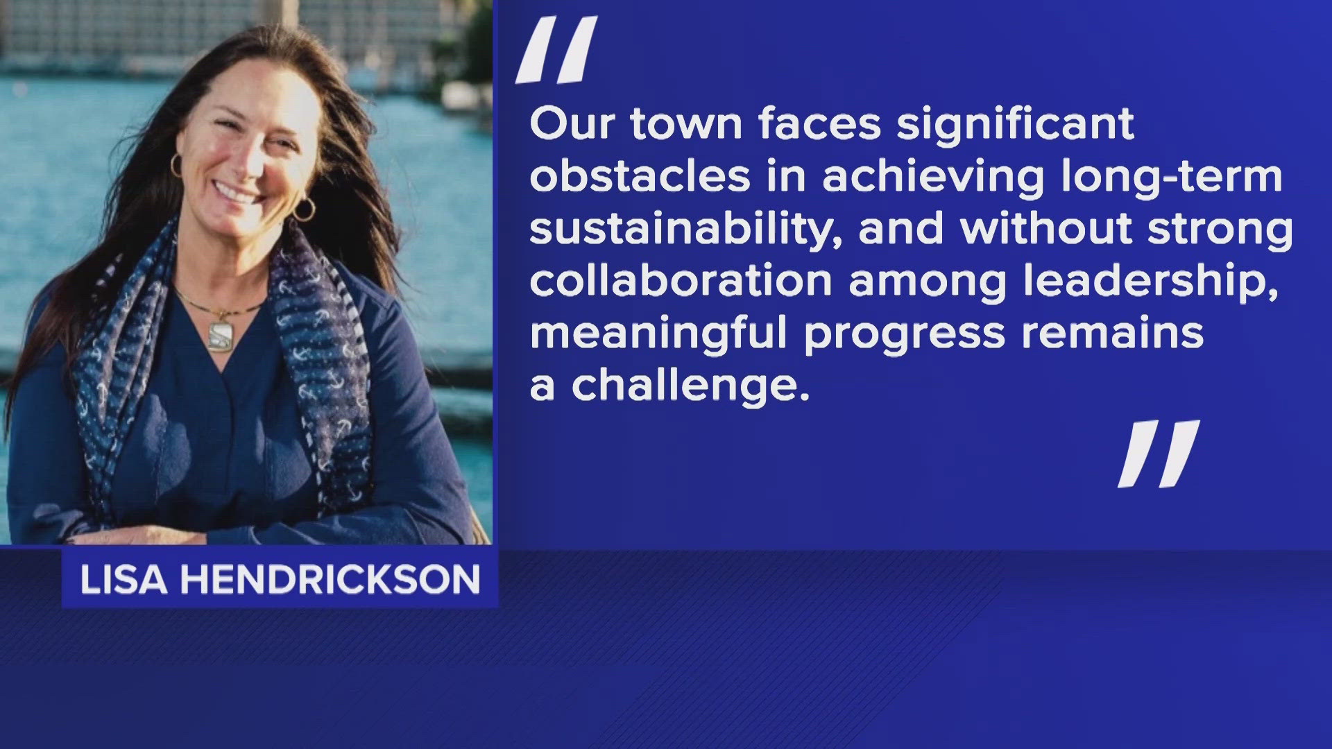 Lisa Hendrickson pointed to concerns with current leadership in her resignation letter.