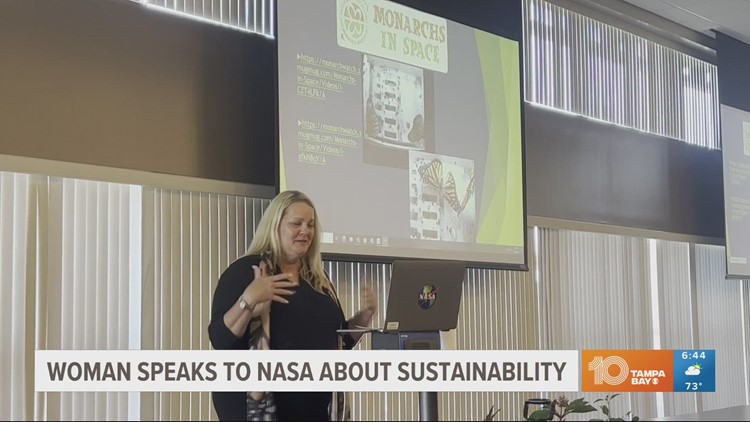 Tampa business owner spreads message of sustainability to NASA employees