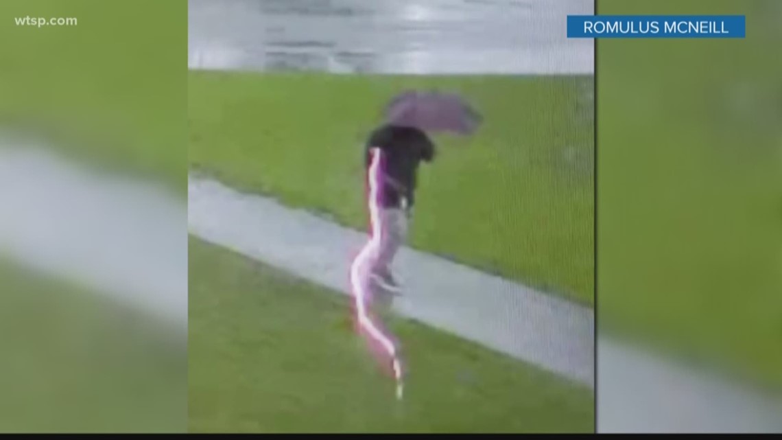 Man Hit By Lightning Walks Away 