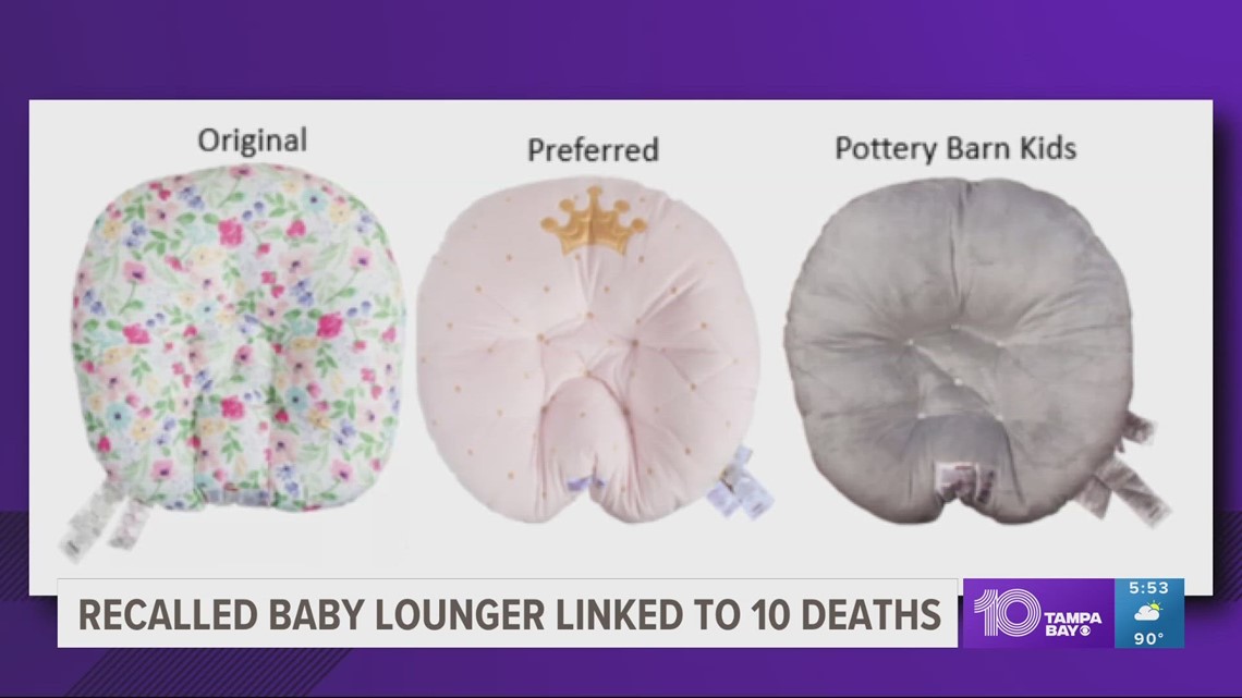 Recalled Boppy baby lounger now linked to at least 10 deaths