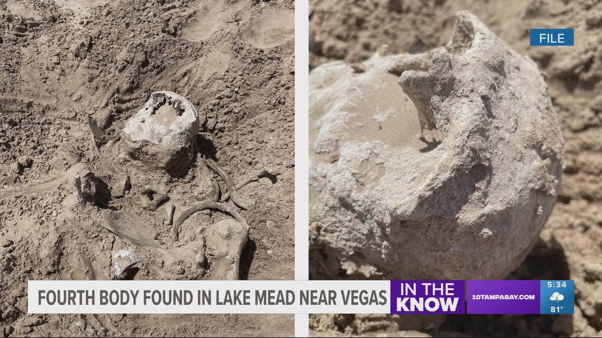 The four discoveries have people speculating about long-unsolved cases in nearby Las Vegas.