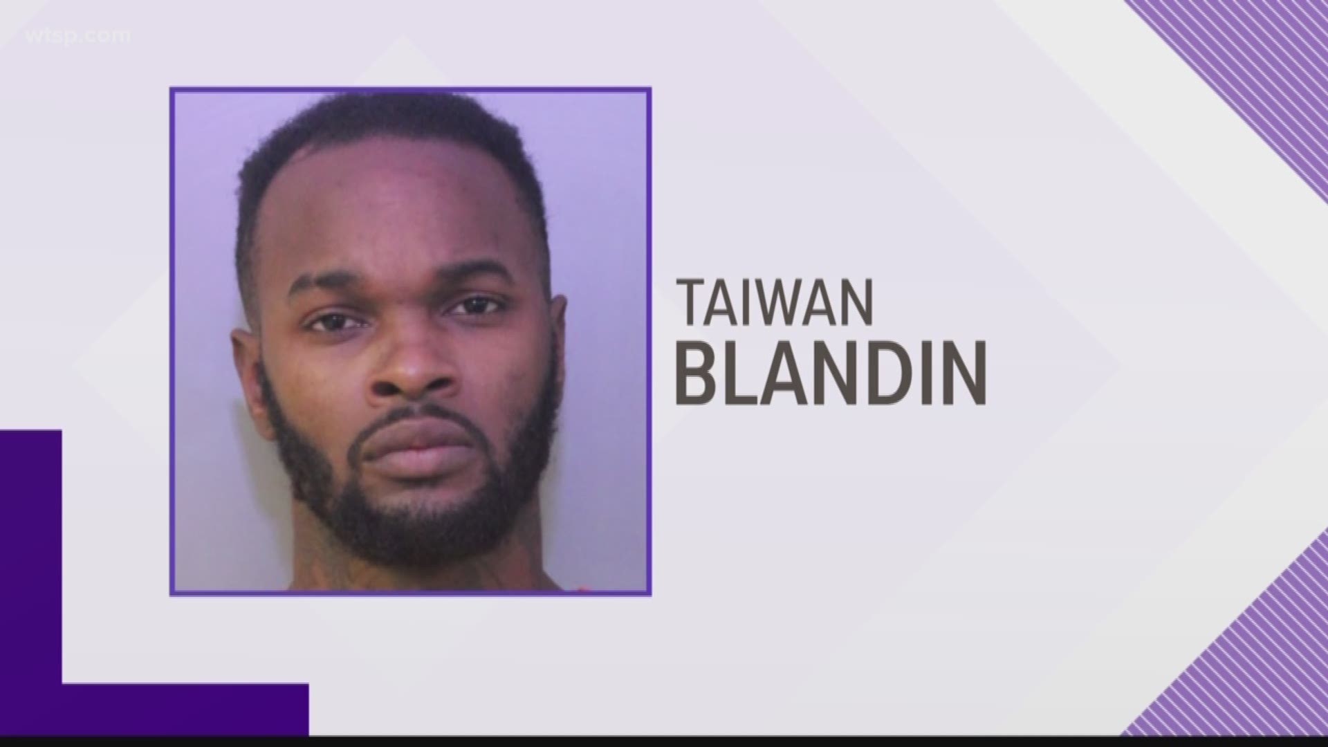 Taiwan Blandin is accused of killing an elderly woman and sexually battering another woman.