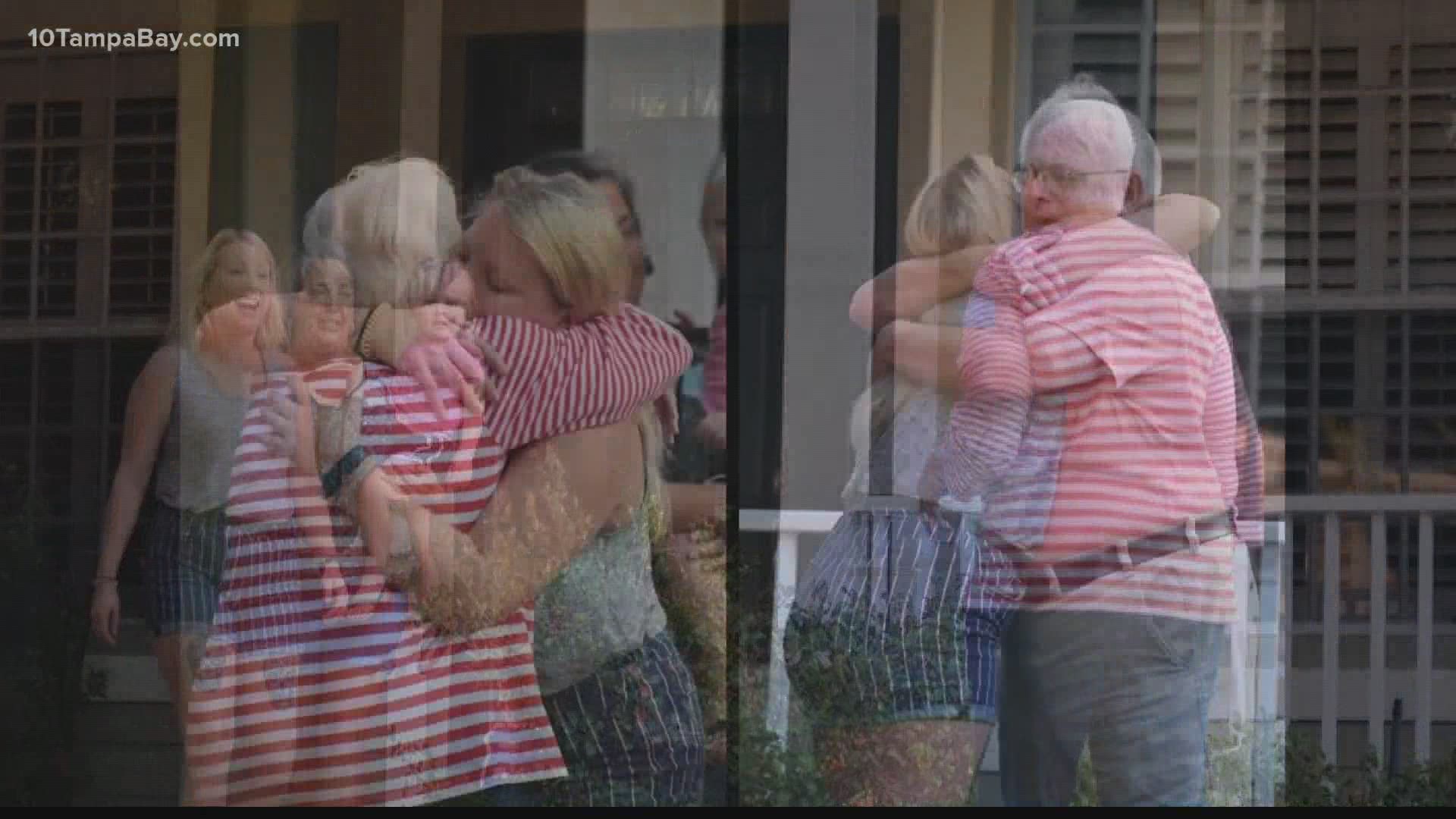 Rebecca Hook sought out her birth mother this spring 27 years after being adopted. They reconnected and Hook finally met her grandparents Oct. 16 in Tampa.
