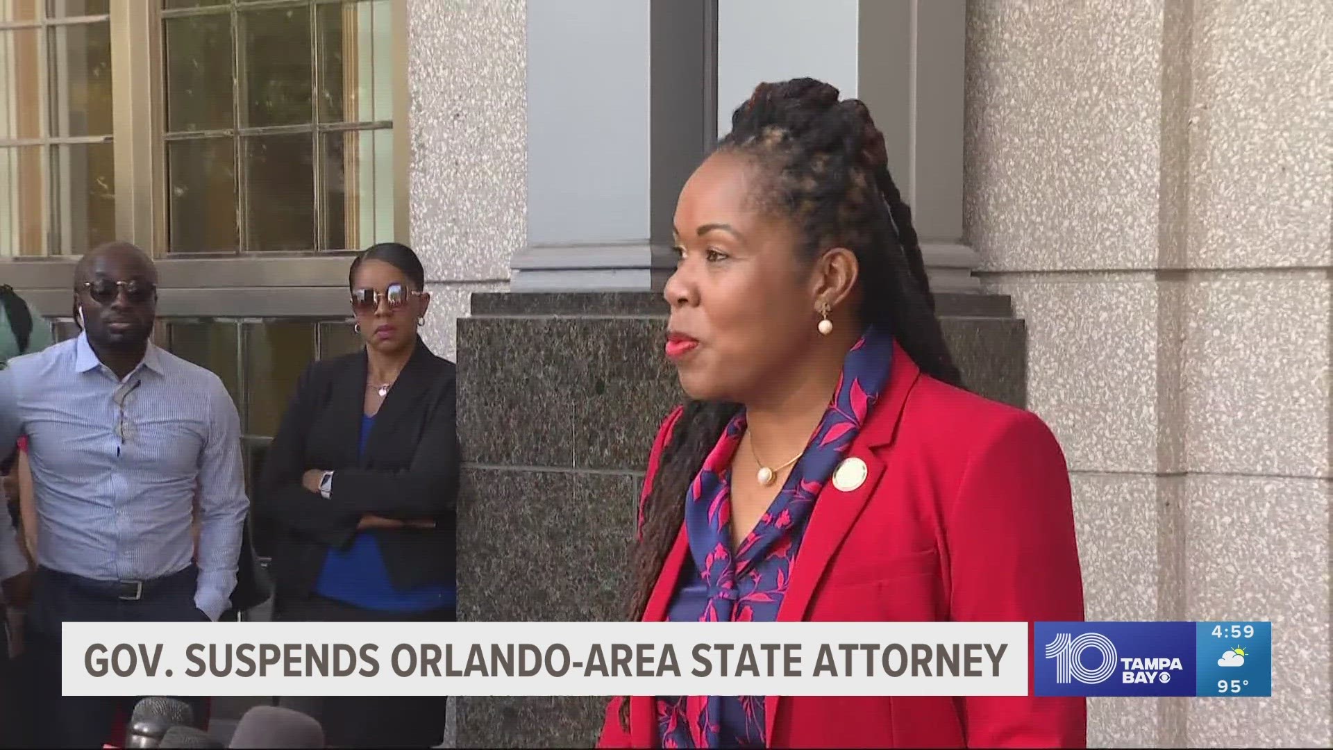 The Florida governor accused State Attorney Monique Worrell of allowing "violent criminals to escape the full consequences of their criminal conduct."