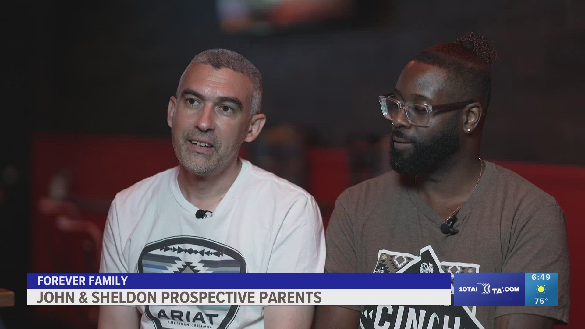 John and Sheldon talk about how the adoption process is working for them.