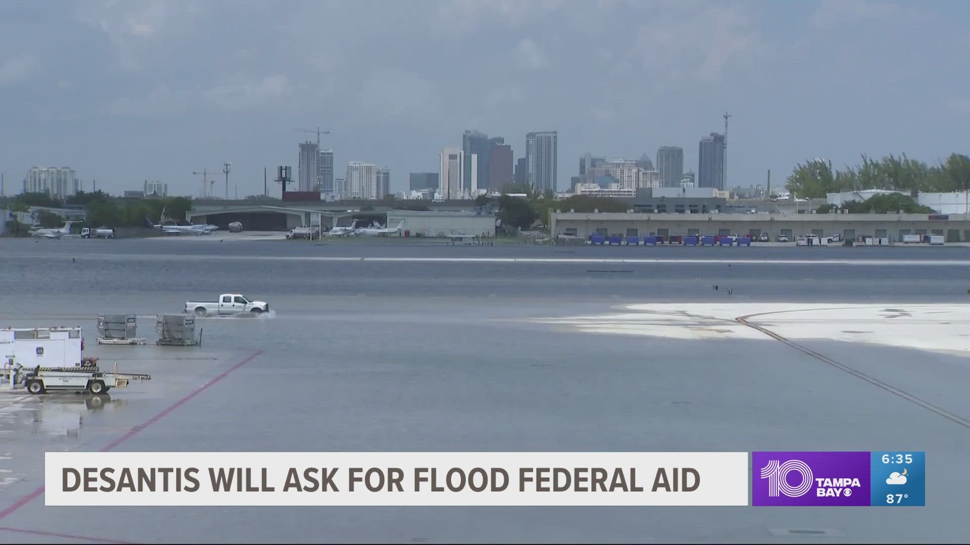 Florida Gov. Ron DeSantis said Saturday that he will ask the Biden administration to declare Broward County a disaster area.