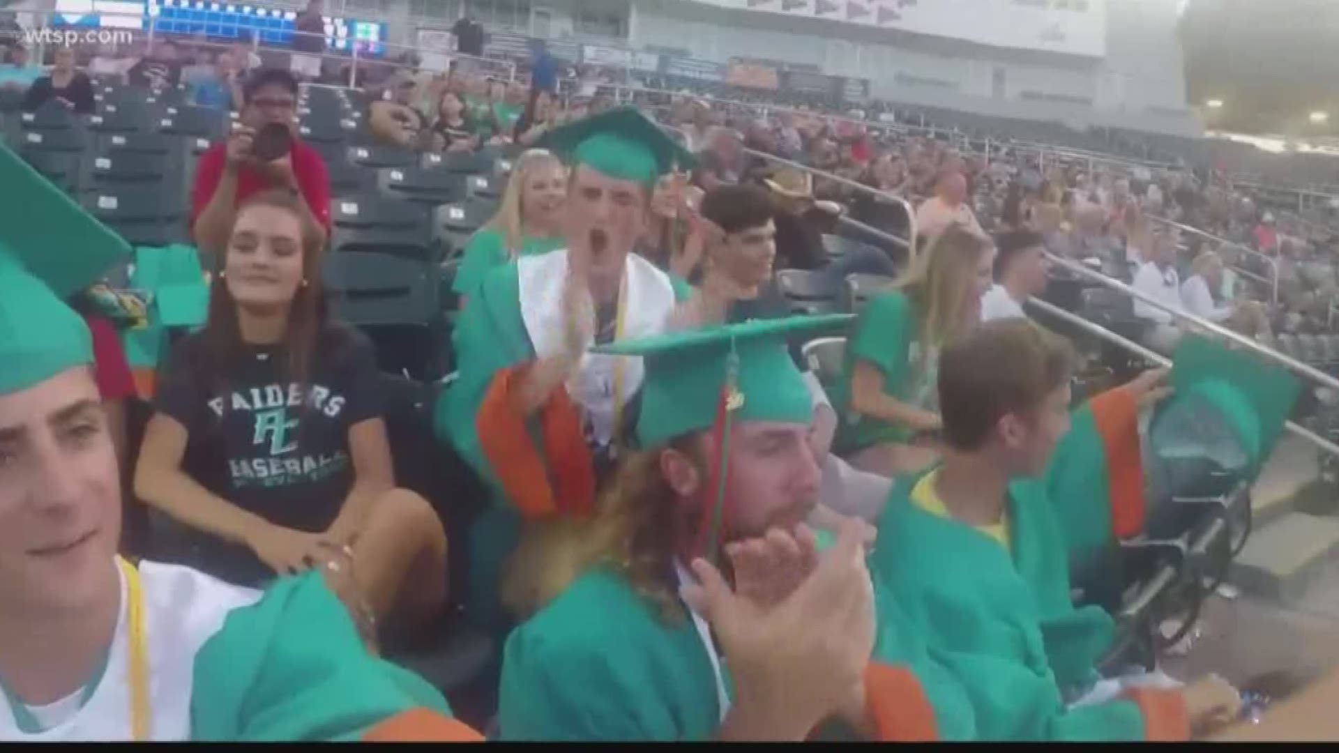 Six Plant City High School seniors missed their graduation ceremony to play in the Class 8A state championship game at Hammond Stadium in Fort Myers, Florida. https://on.wtsp.com/2HLBiR8