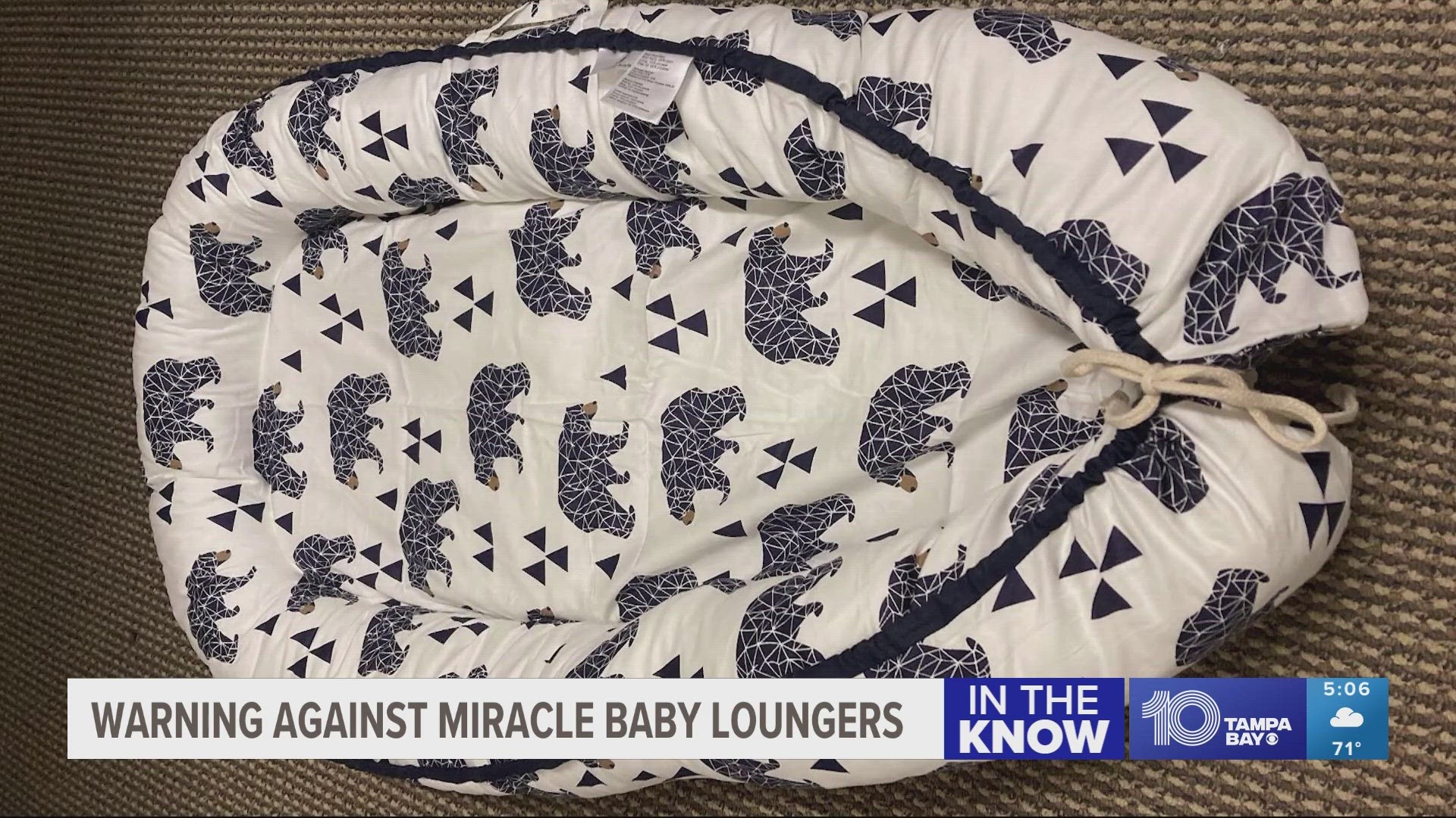 CPSC Immediately stop using Miracle Baby Loungers