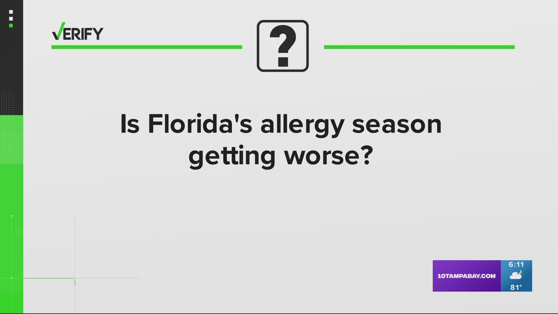 Florida allergy season is getting longer, more intense research