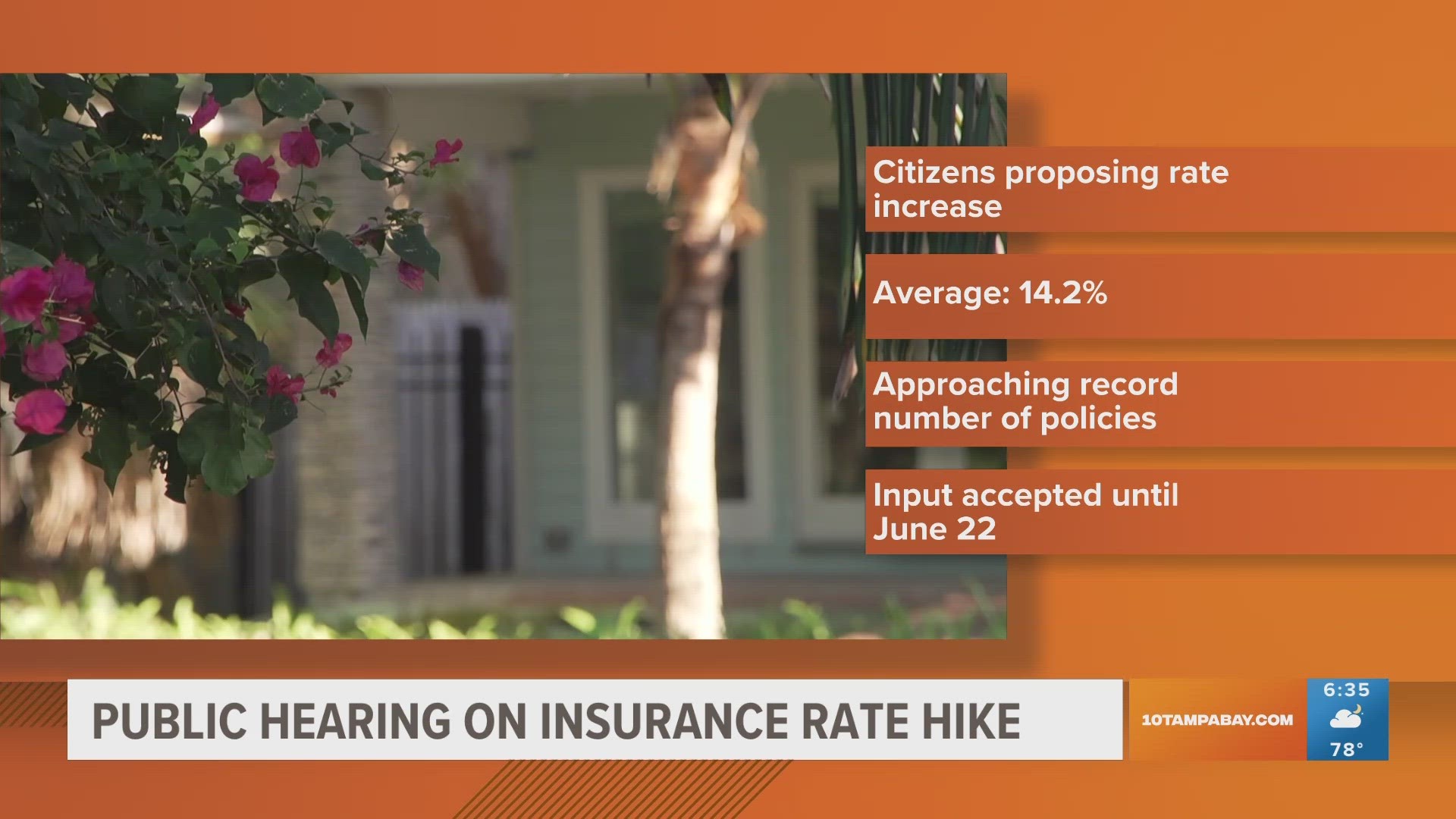 If approved, rates could go up anywhere from 7.7% to 24.2%, depending on the policy.