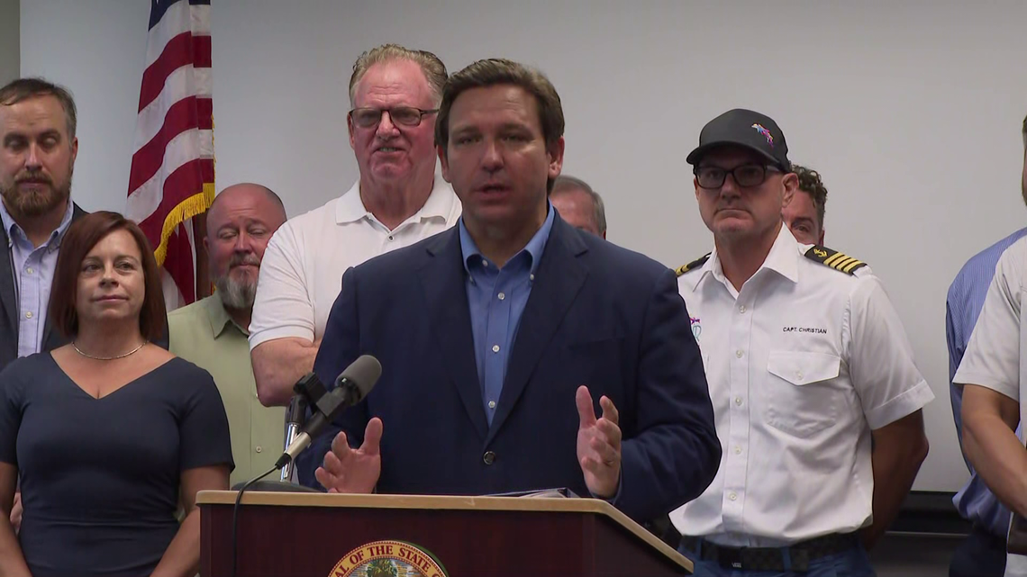 Gov. Ron DeSantis responds to St. Pete Mayor Kriseman on red tide ...